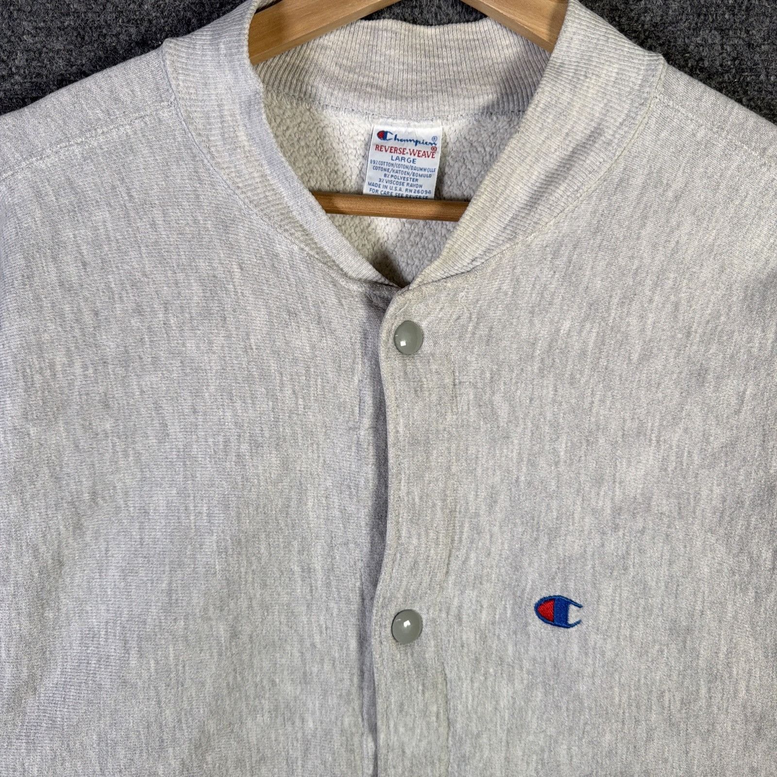Champion Vintage Champion Reverse Weave Sweatshirt Large Gray 90s Size US L / EU 52-54 / 3 - 2 Thumbnail