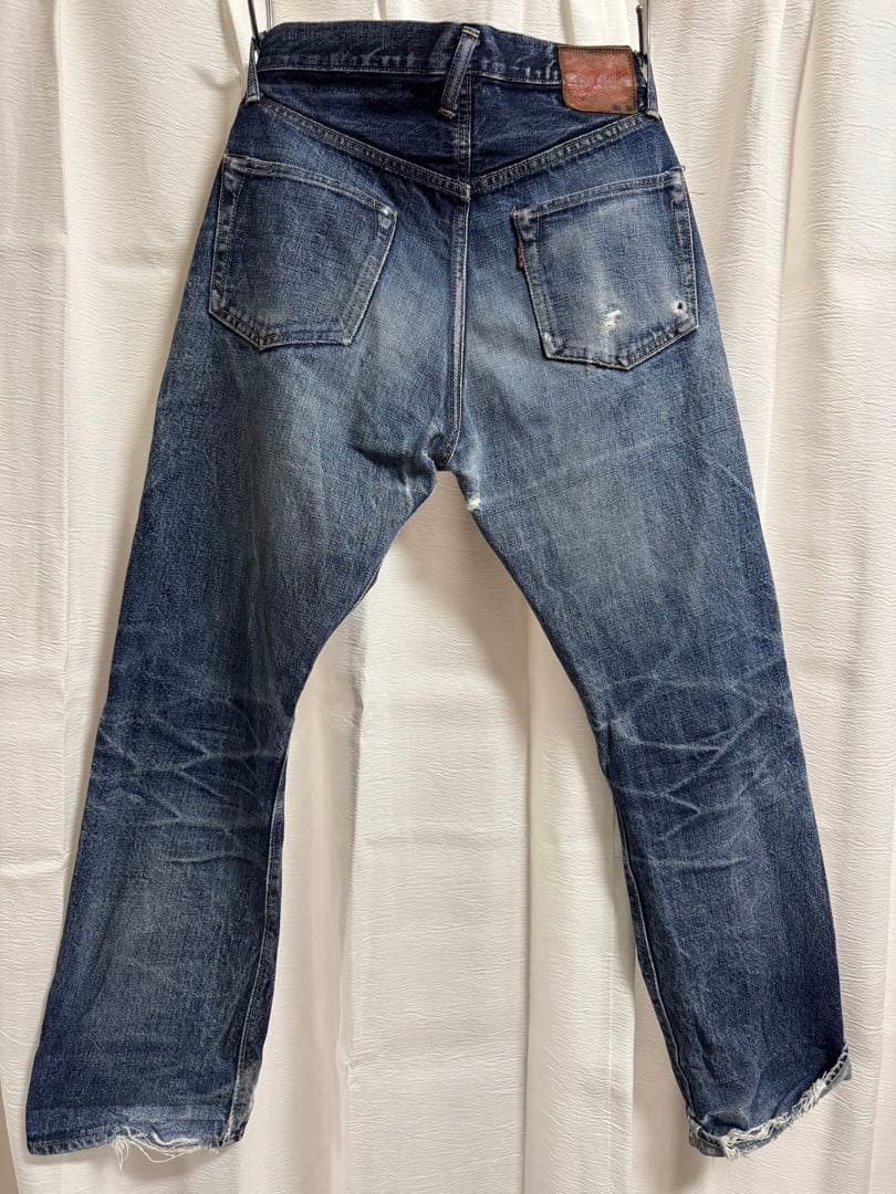 Japanese Brand Vintage Japanese Brand Faded Blue Wash Distressed Jeans Size US 28 / EU 44 - 2 Thumbnail