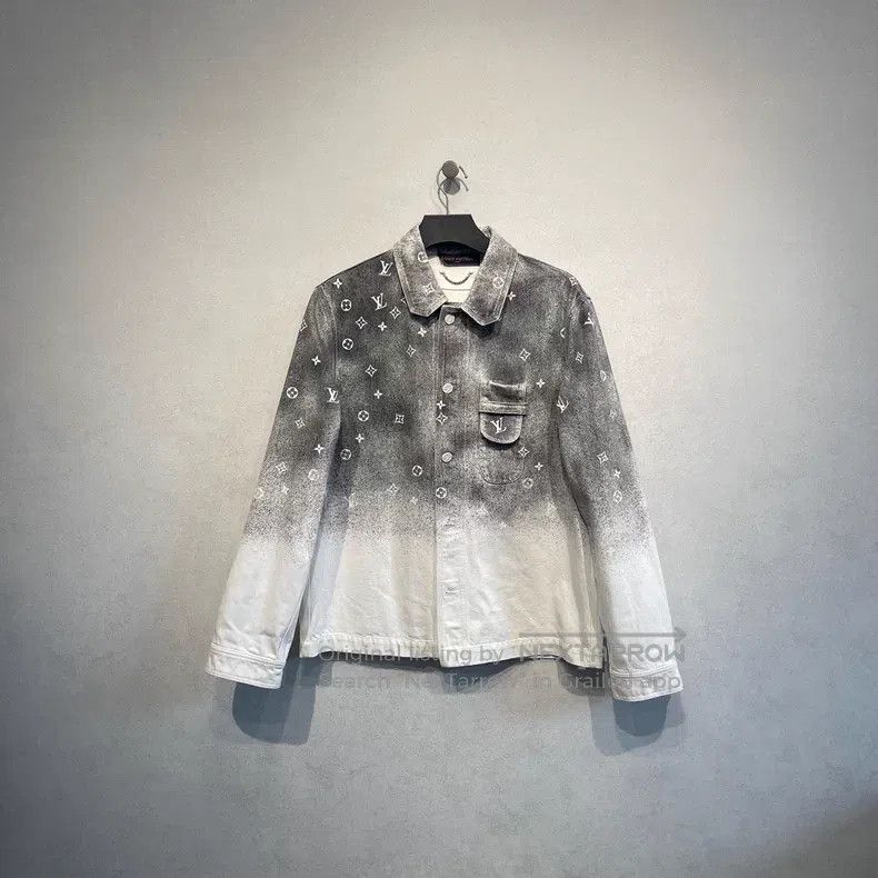 Louis Vuitton Louis Vuitton Gradient Star Denim Shirt Size US L / EU 52-54 / 3 - 1 Thumbnail