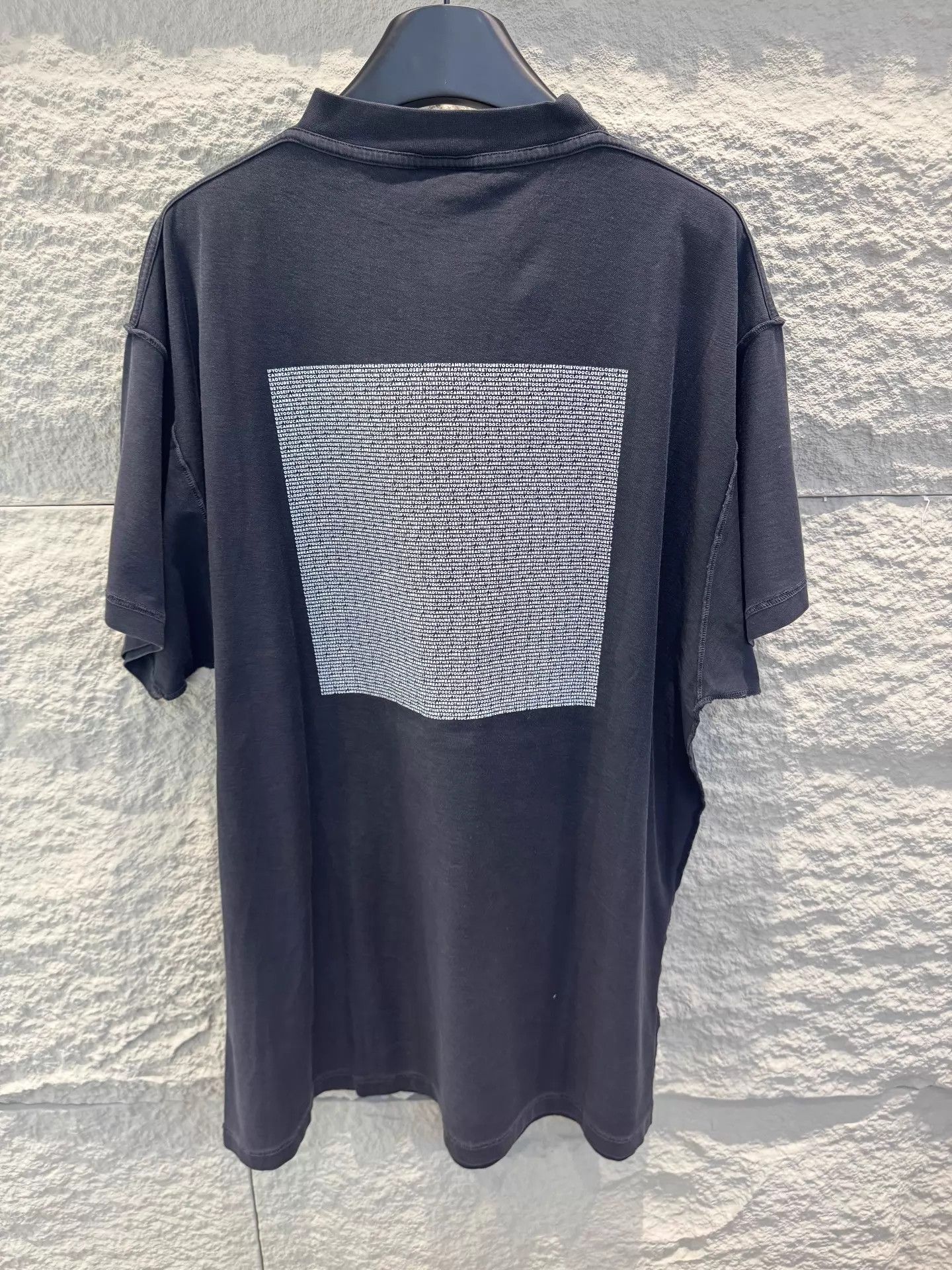Balenciaga Balenciaga 2024ss Oversized Box Logo SS Tee Black 2 Size US M / EU 48-50 / 2 - 3 Thumbnail