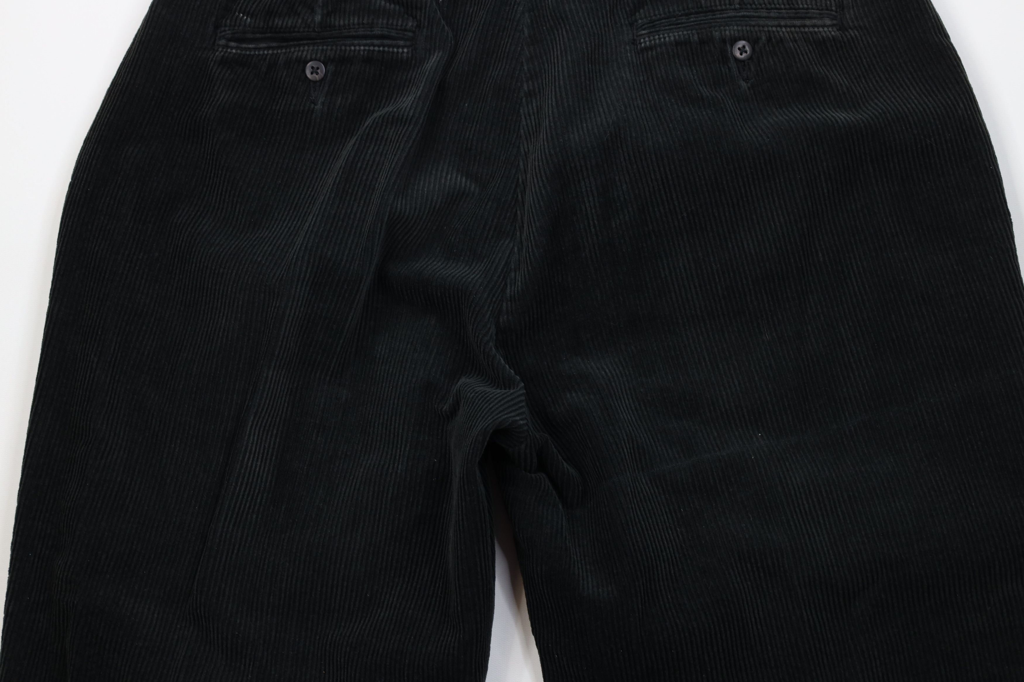 Ralph Lauren Vintage 90s Ralph Lauren Wide Leg Corduroy Chino Pants Black Size US 38 / EU 54 - 13 Thumbnail