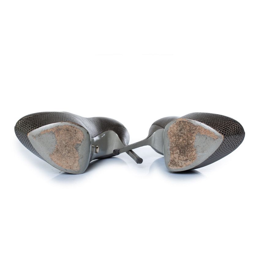 Sergio Rossi Sergio Rossi, platform pumps with lizard print Size US 7 / IT 37 - 6 Thumbnail