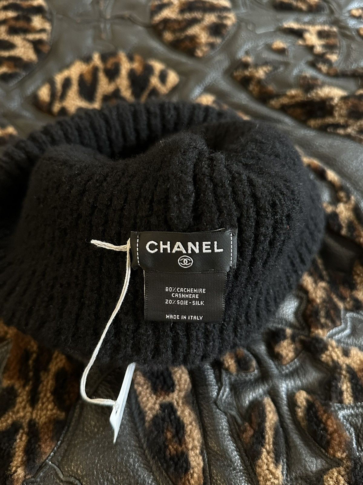 Chanel New CHANEL BEANIE cashmere black Size ONE SIZE - 3 Thumbnail
