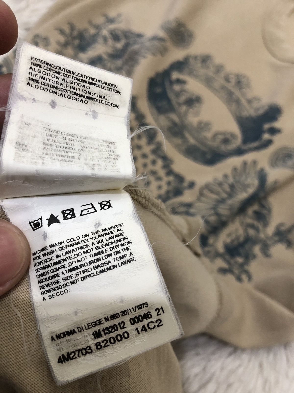 Balmain × Pierre Balmain Pierre Balmain Distressed Tee Size US XS / EU 42 / 0 - 4 Thumbnail