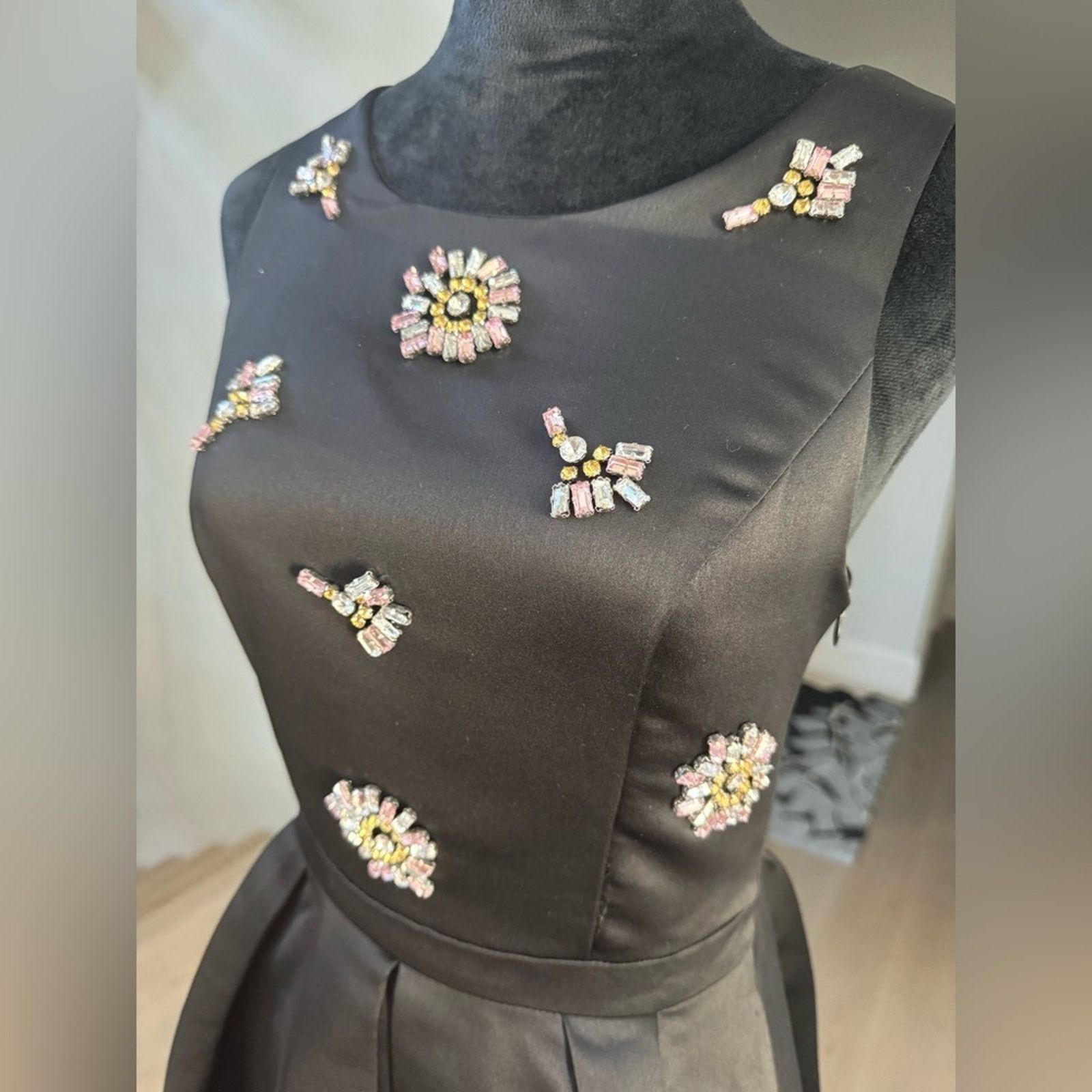 Other Elegant Black Dress with Jewel Accents size XS Size XS / US 0-2 / IT 36-38 - 3 Thumbnail