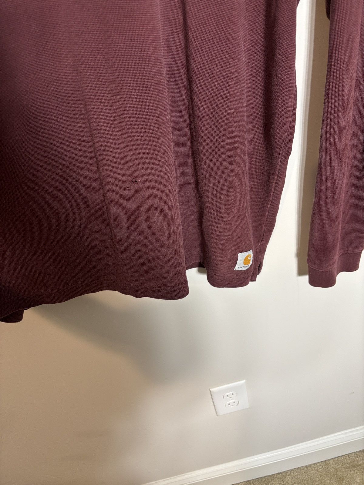 Carhartt Vintage Carhartt Thermal Shirt Distressed Size US L / EU 52-54 / 3 - 3 Thumbnail