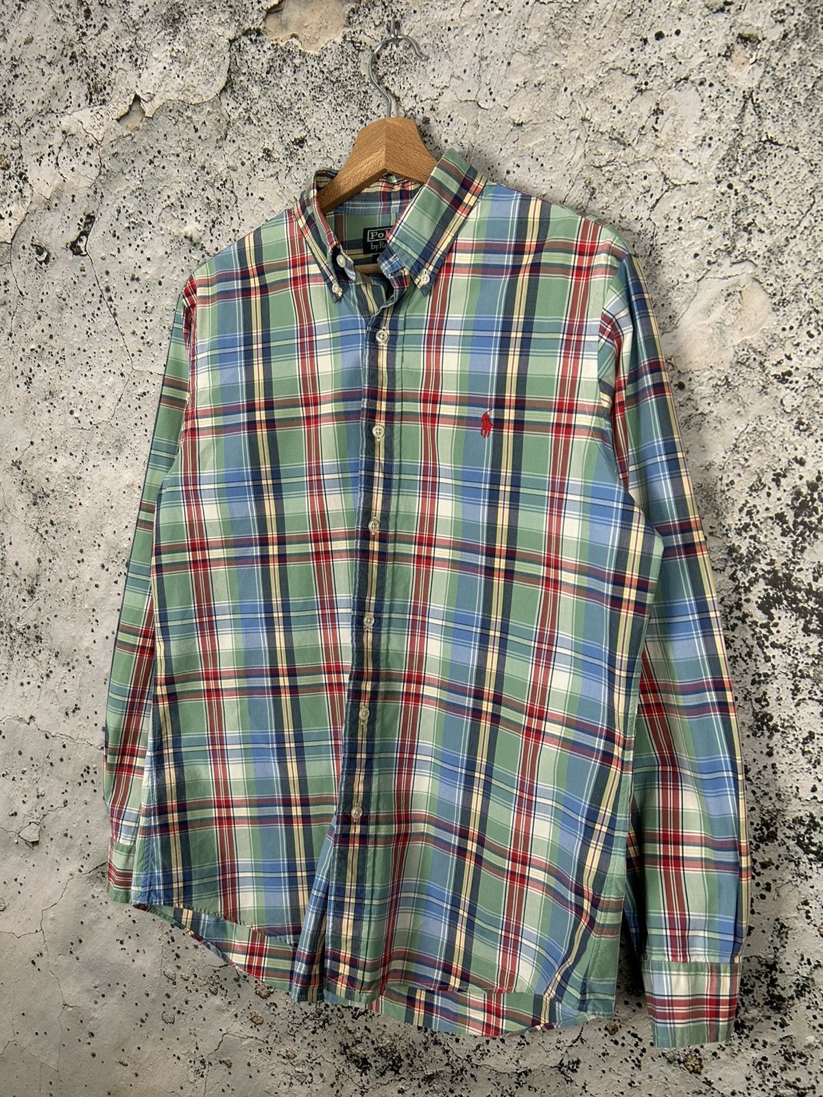Polo Ralph Lauren Vintage Polo Ralph Lauren Checkered Shirt 90s Elegant Size US M / EU 48-50 / 2 - 2 Thumbnail