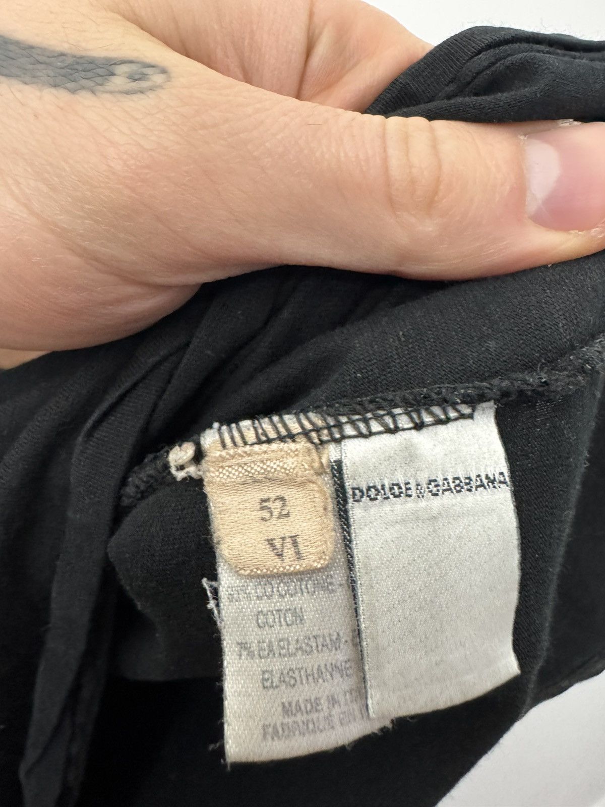 Dolce & Gabbana Dolce & Gabbana D&G Army Pocket Black Designer Longsleeve Size US L / EU 52-54 / 3 - 5 Thumbnail