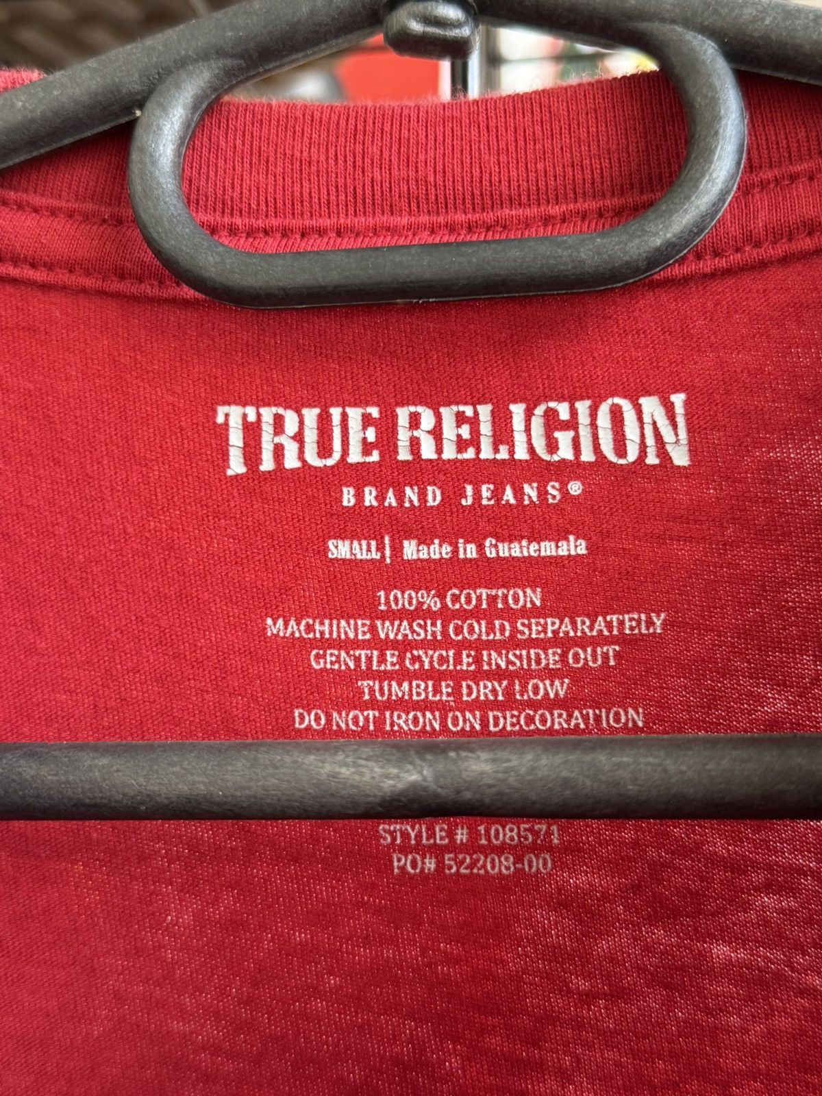 True Religion True Religion Logo Red T-shirt Size US S / EU 44-46 / 1 - 4 Thumbnail
