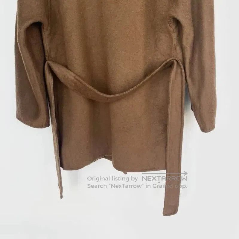 Max Mara MaxMara Deep Brown Wool Mid-Length Coat . Size M / US 6-8 / IT 42-44 - 3 Thumbnail