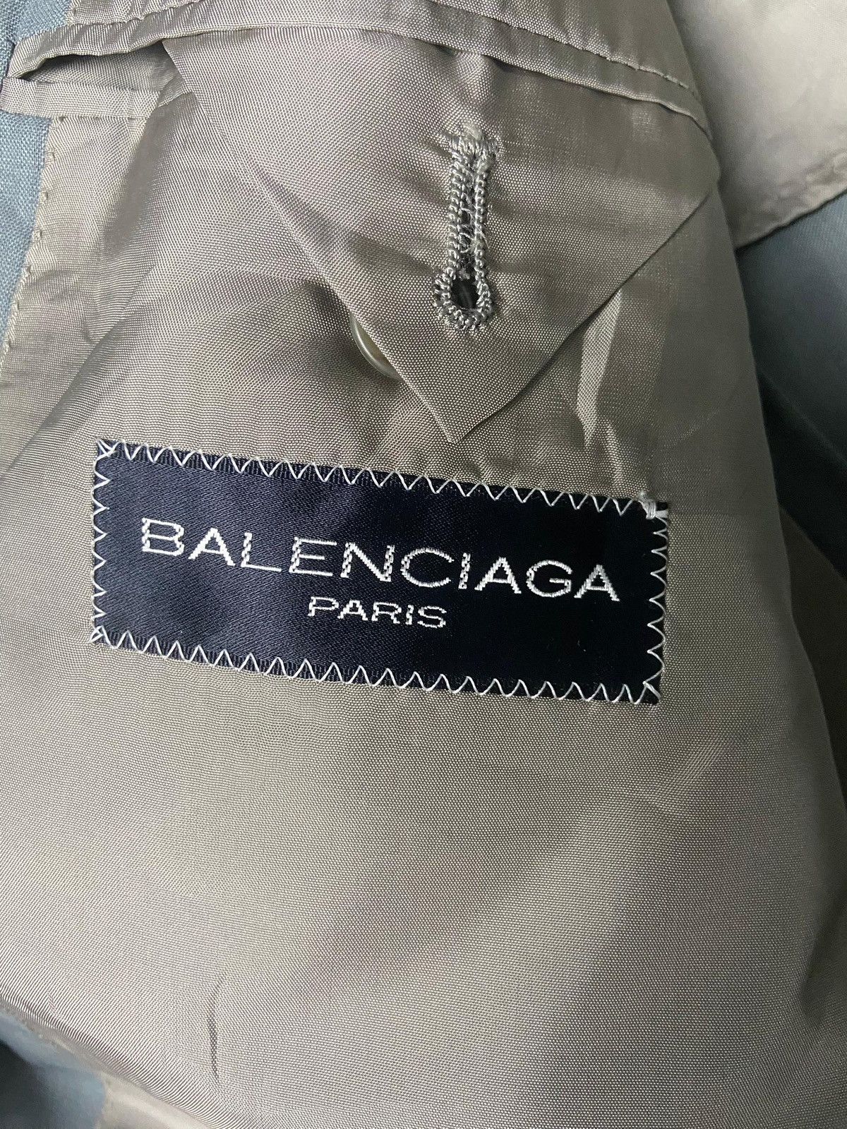 Balenciaga Balenciaga Paris Single Breasted Blazer (147) Size US XS / EU 42 / 0 - 7 Thumbnail