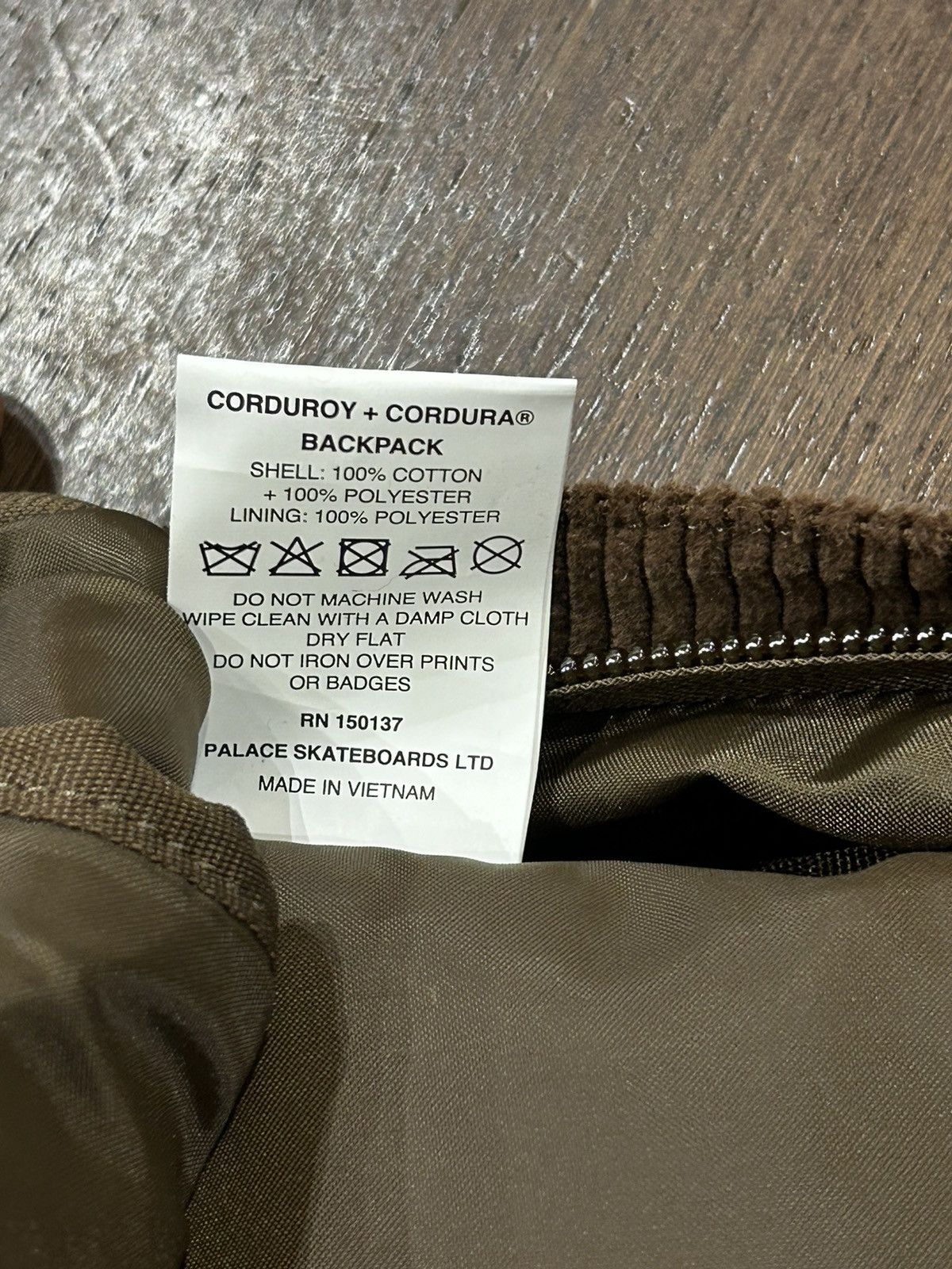 Palace Palace Corduroy Backpack Size ONE SIZE - 8 Thumbnail