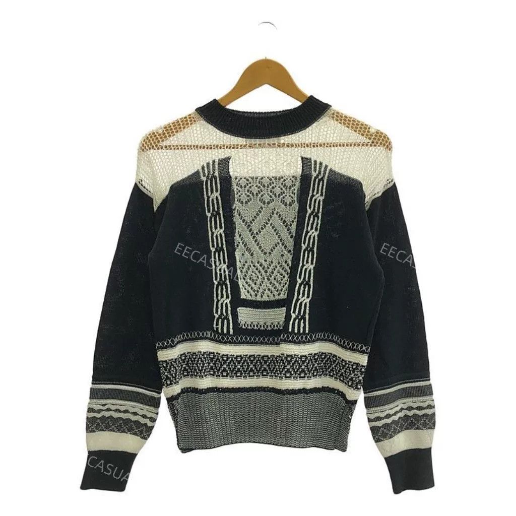 Other Mame Kurogouchi Black Lace Sweater Size S / US 4 / IT 40 - 1 Thumbnail