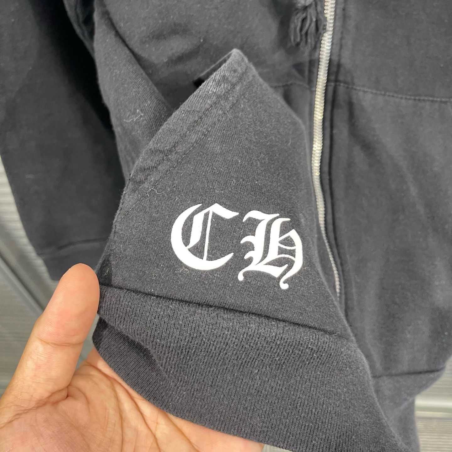 Chrome Hearts Chrome Hearts Black Triple Dagger Sanskrit Zip Jacket M Size US M / EU 48-50 / 2 - 6 Thumbnail