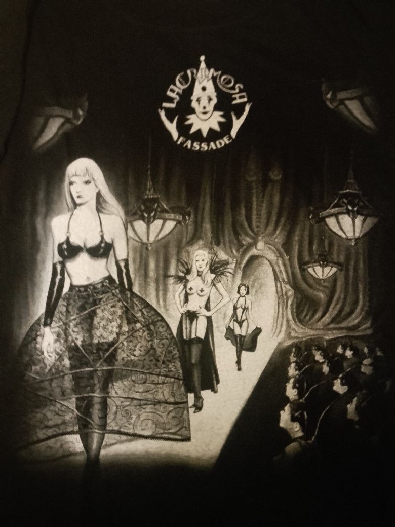 Band Tees Lacrimosa Long Sleeve Fassade Tour 2001 Size US XL / EU 56 / 4 - 2 Thumbnail