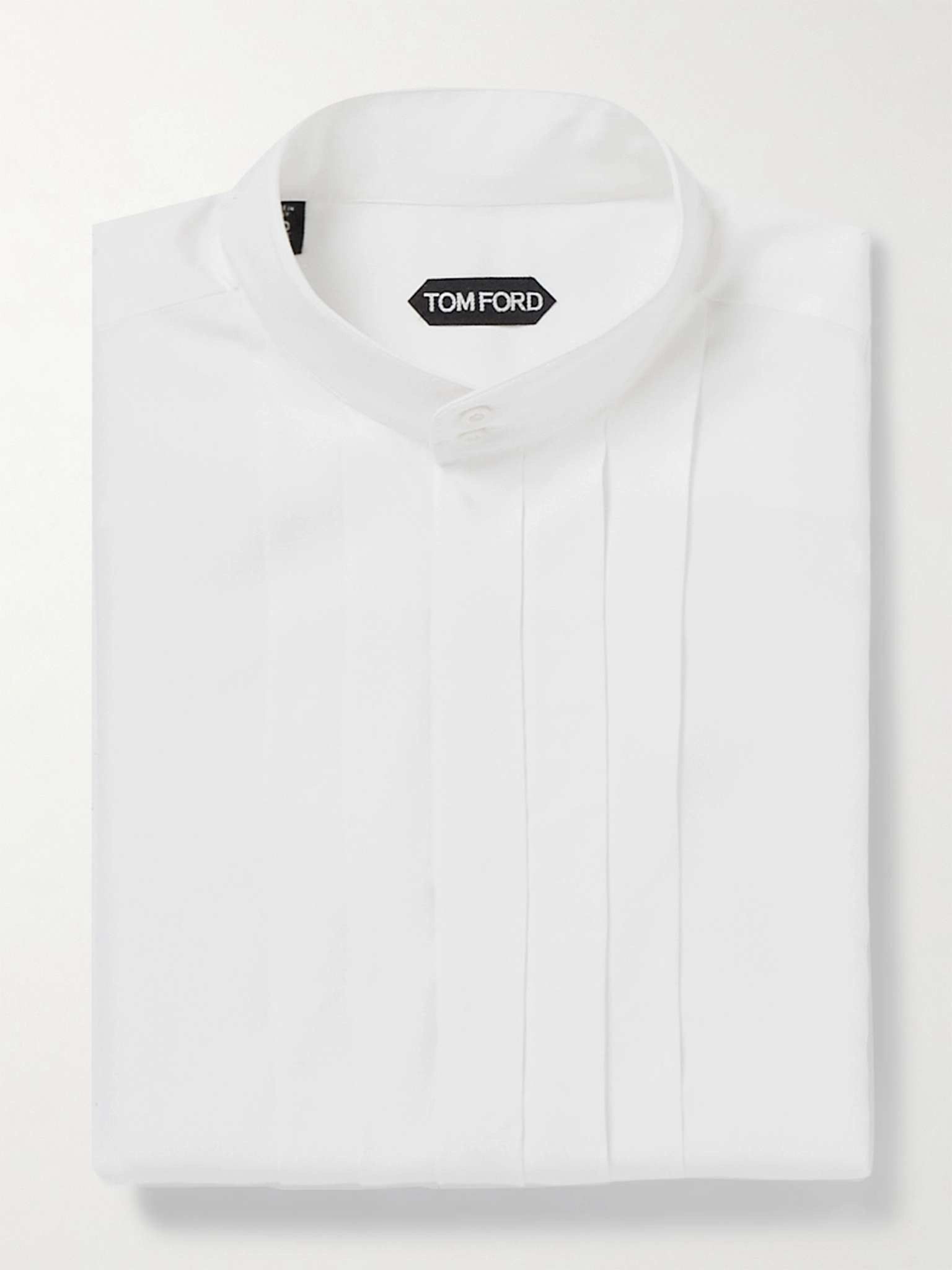 Tom Ford o1loc1c1224 94YQGM Tuxedo Shirt in White Size US S / EU 44-46 / 1 - 1 Thumbnail