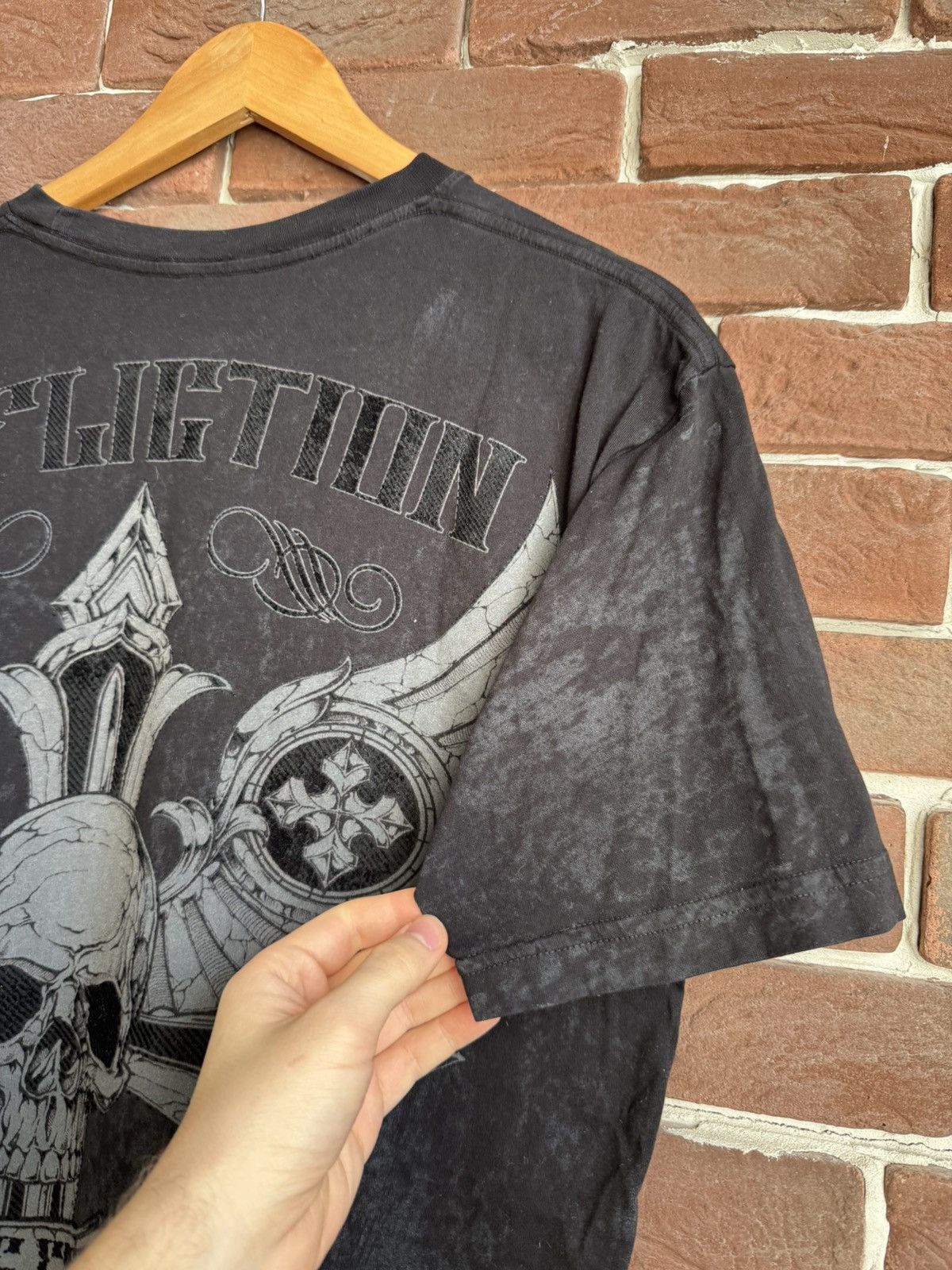 Affliction Rare Affliction Eagle Skull Cross USA OVP Tee like chrome Size US L / EU 52-54 / 3 - 8 Thumbnail