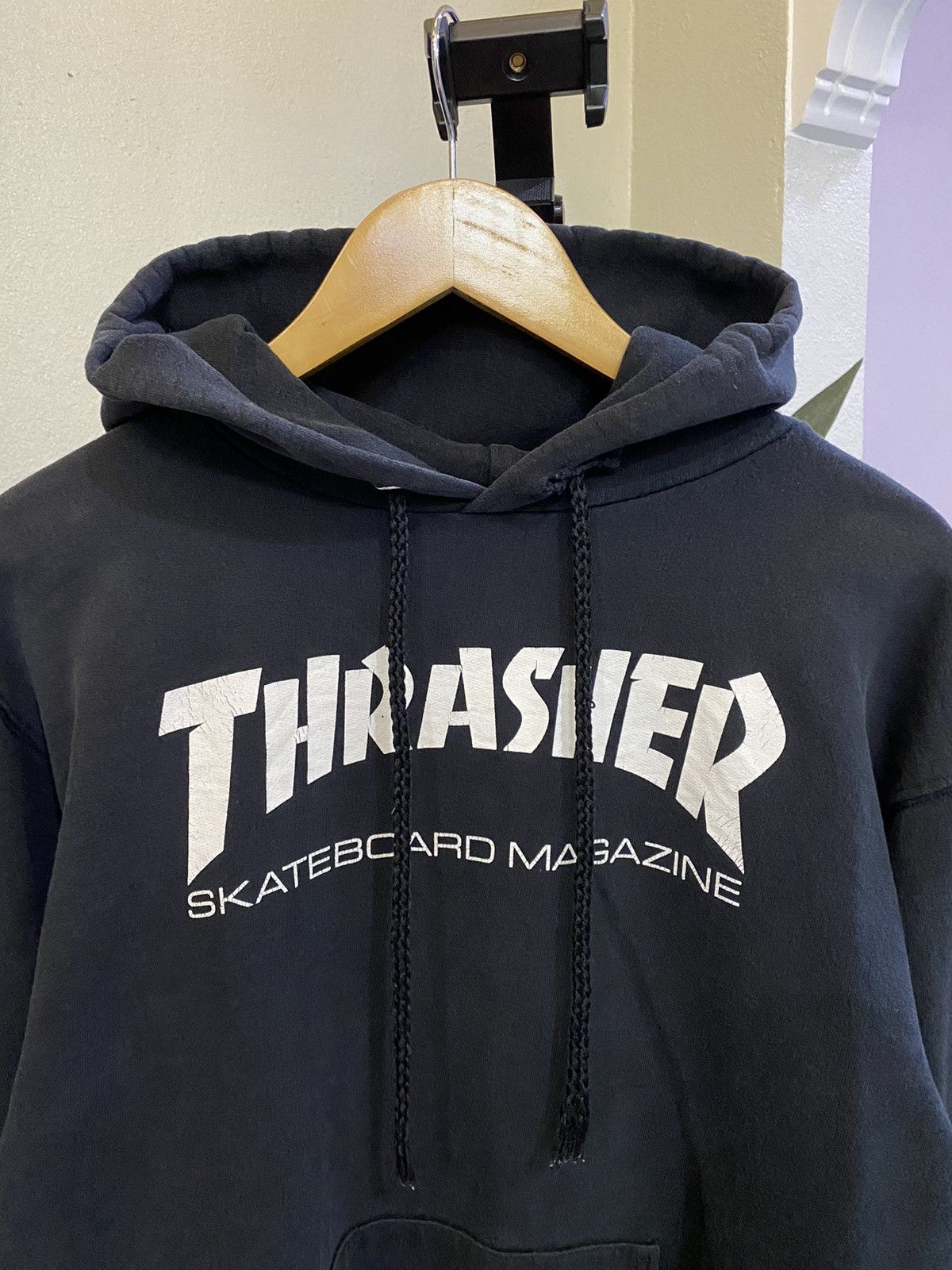 Thrasher × Vintage Vintage Thrasher Black Hoodie Size US S / EU 44-46 / 1 - 2 Thumbnail