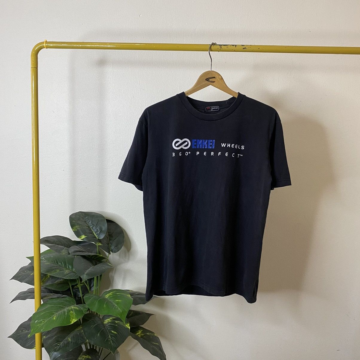 Vintage 2000s Enkei Wheels Racing T Shirt Size US L / EU 52-54 / 3 - 7 Thumbnail