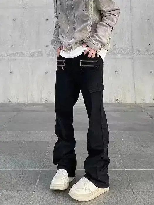 Japanese Brand Cargo Opium Flared Stack Jeans Size US 30 / EU 46 - 1 Thumbnail