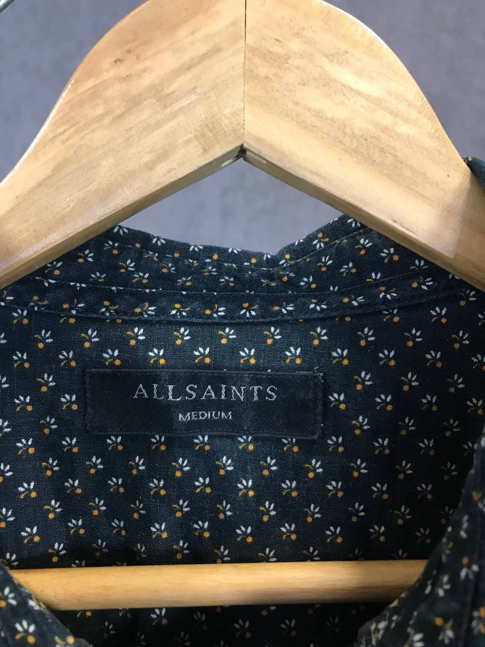 Allsaints Allsaints monogram Hawaiian shirt Size US M / EU 48-50 / 2 - 3 Thumbnail
