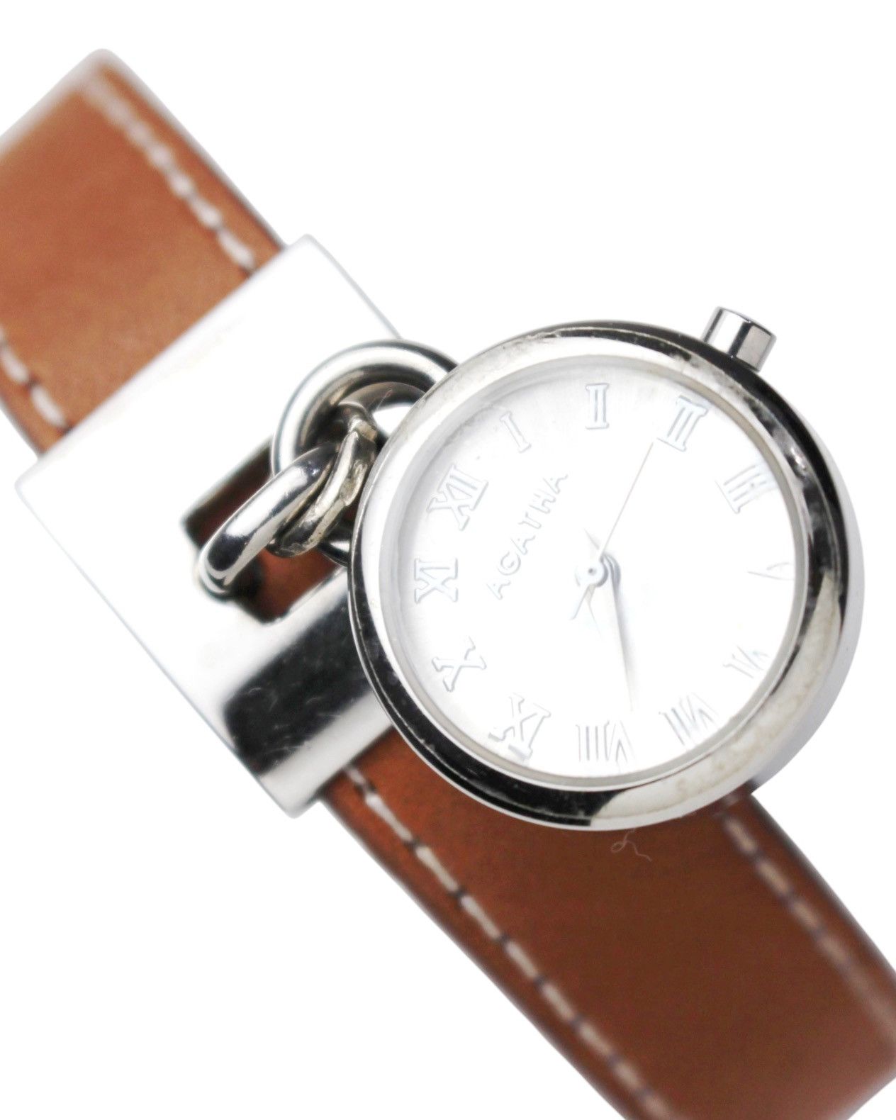 Vintage SS2025 AGATHA PARIS CHARM LEATHER WATCH Size ONE SIZE - 6 Thumbnail