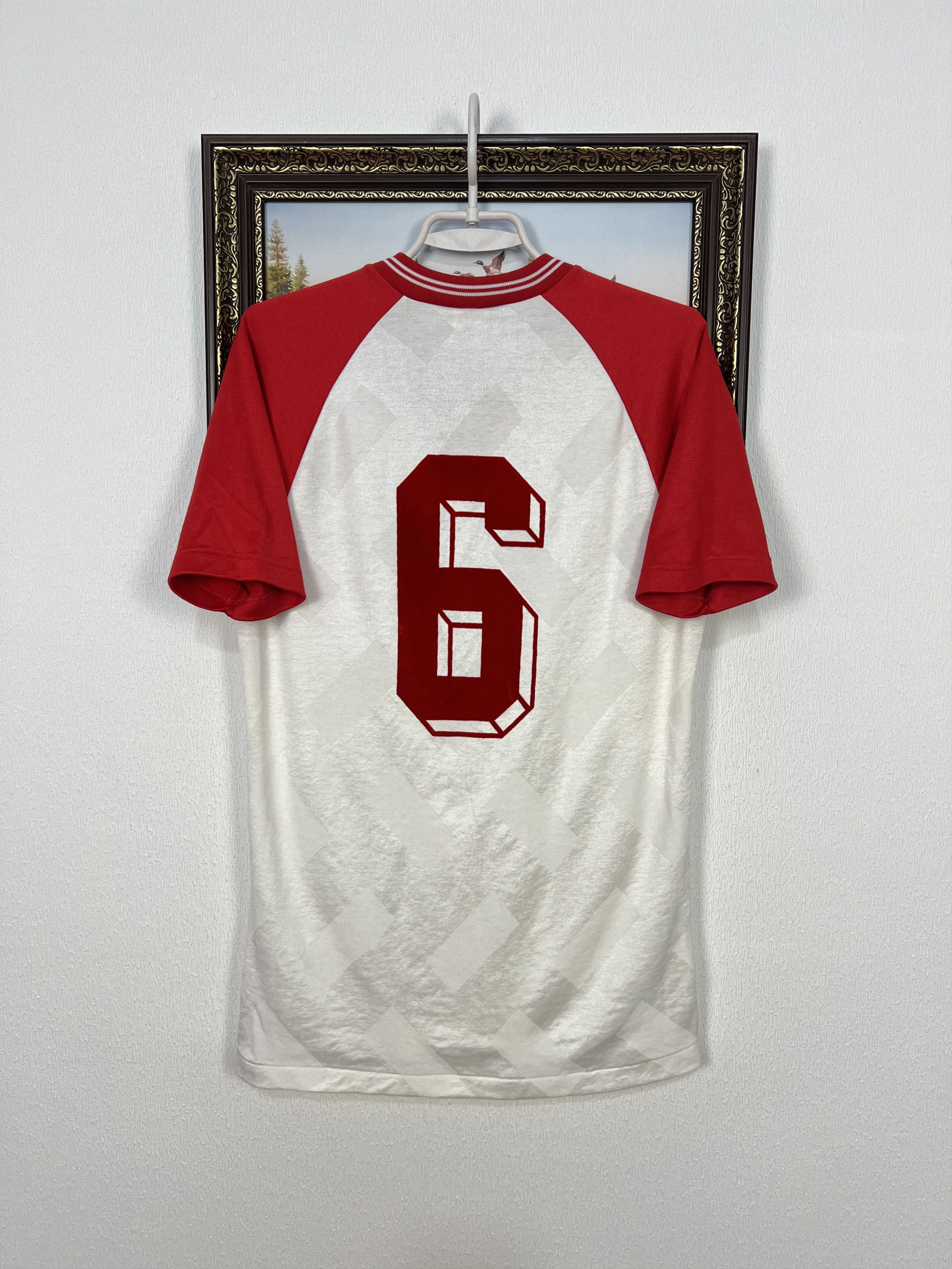 Erima Vintage 80's Erima Football Template Shirt #6 Soccer White Size US M / EU 48-50 / 2 - 9 Thumbnail