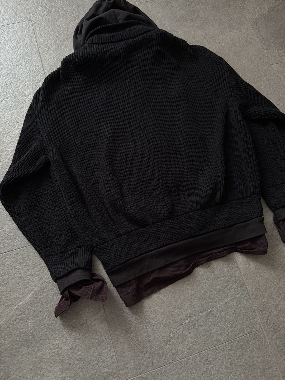 Balenciaga [Sample] 3000$ Spring24 Sample Layered hooded knitwear Size US XL / EU 56 / 4 - 10 Thumbnail