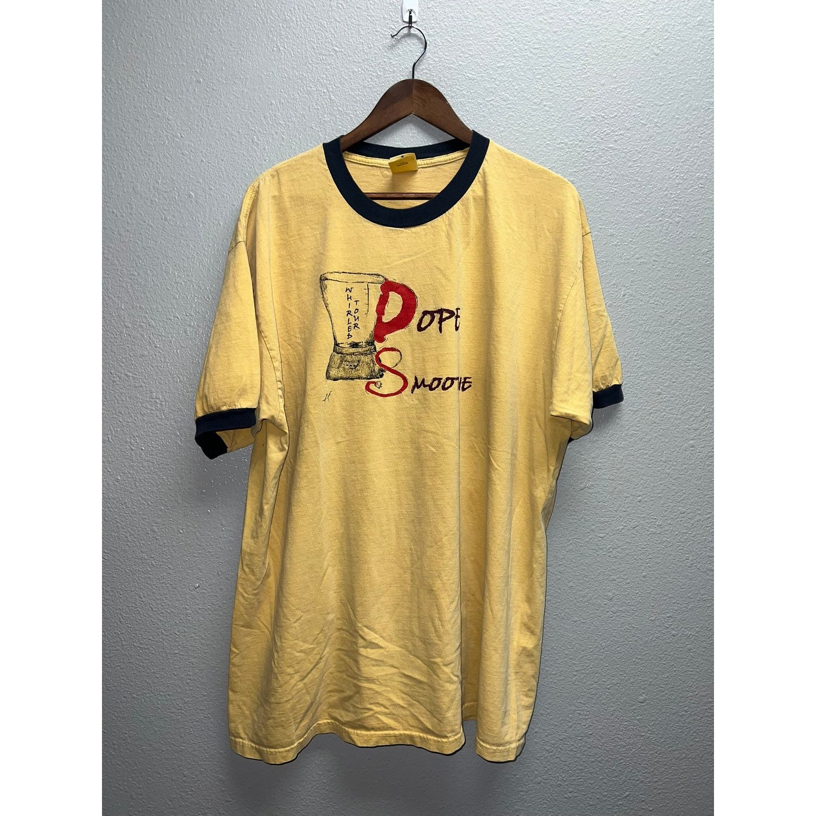 Vintage Dope Smoothie Band Shirt Whirled Tour Ringer Tour Tee XL Size US XL / EU 56 / 4 - 1 Thumbnail