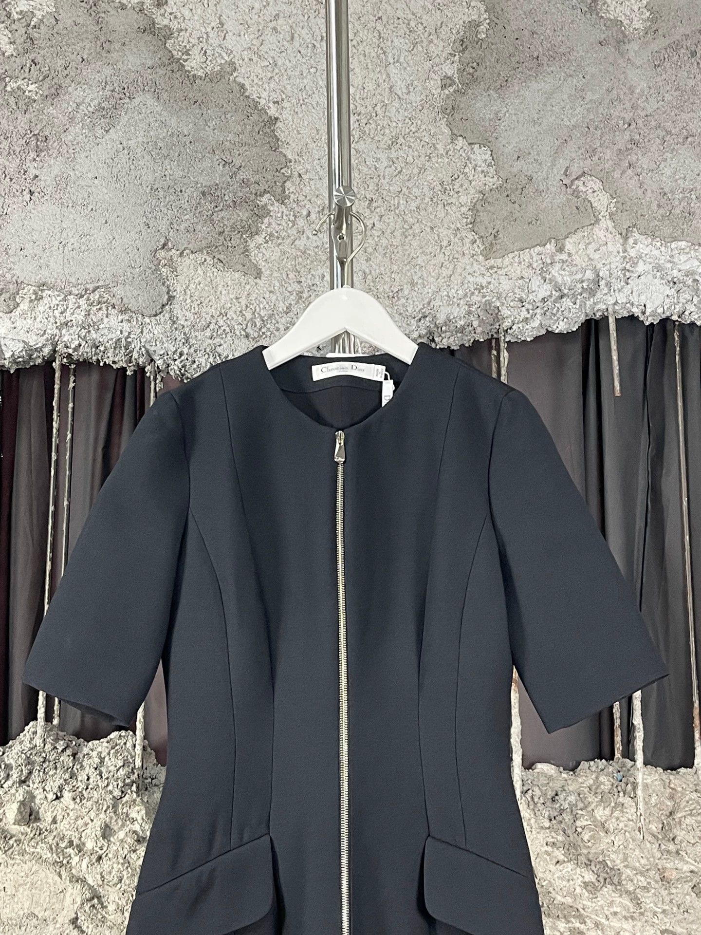 Dior Dior zipper 3/4 sleeve dress women's 36 new Size XS / US 0-2 / IT 36-38 - 3 Thumbnail