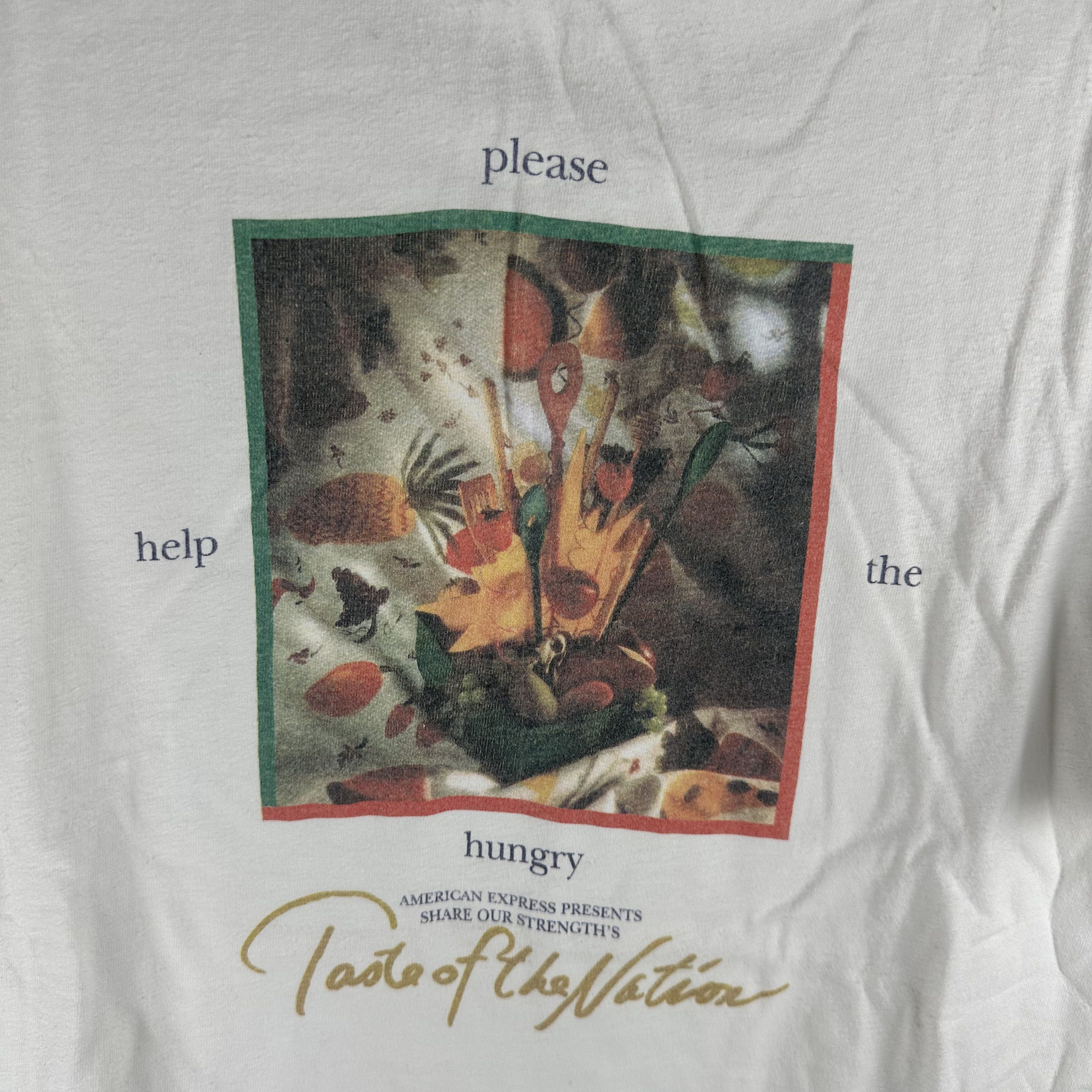 Vintage 90s Please Help the Hungry Starbucks Coffee Charity T-shirt Size US XL / EU 56 / 4 - 2 Thumbnail