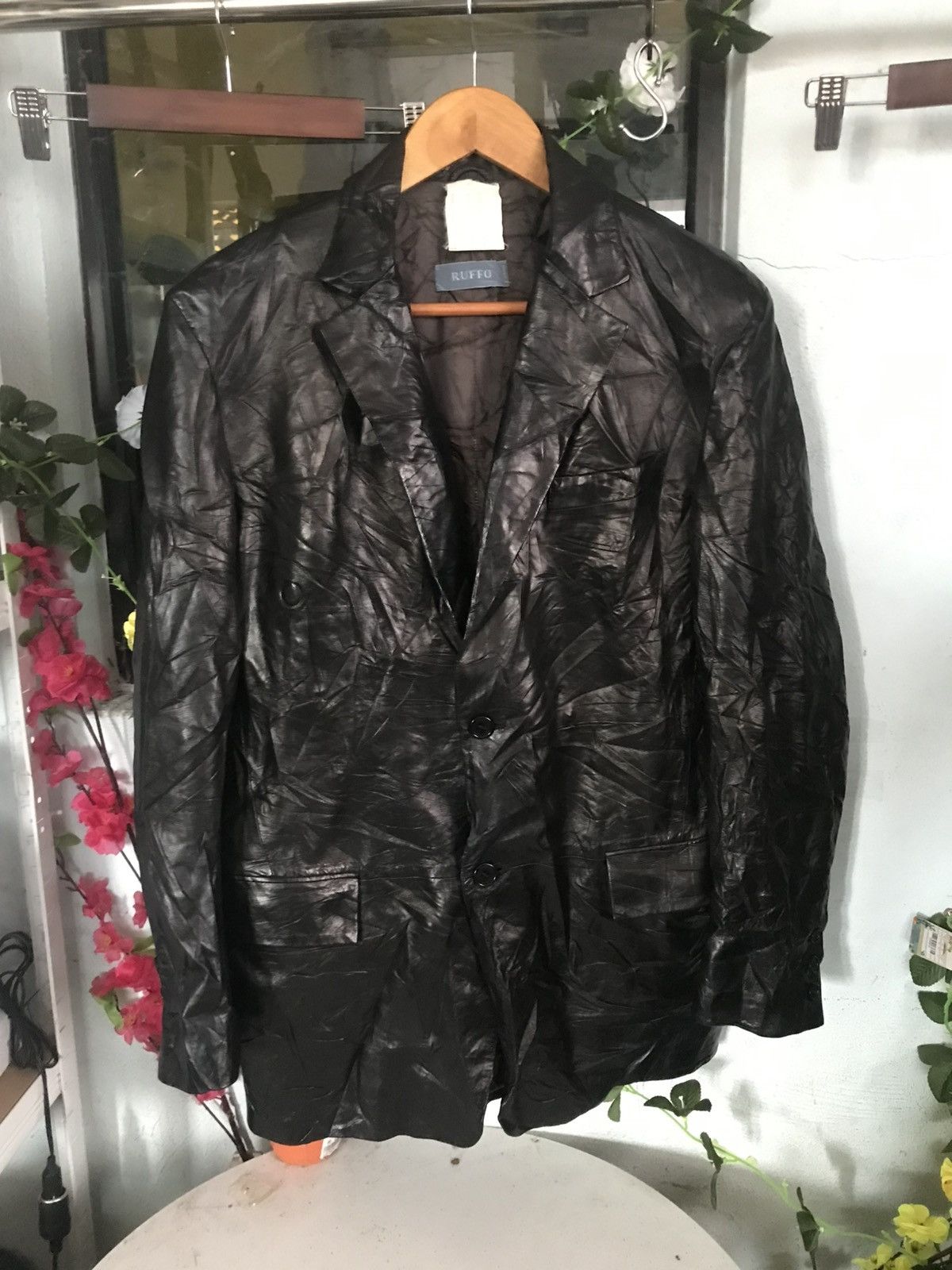 Vintage Ruffo Blazer Leather Nice