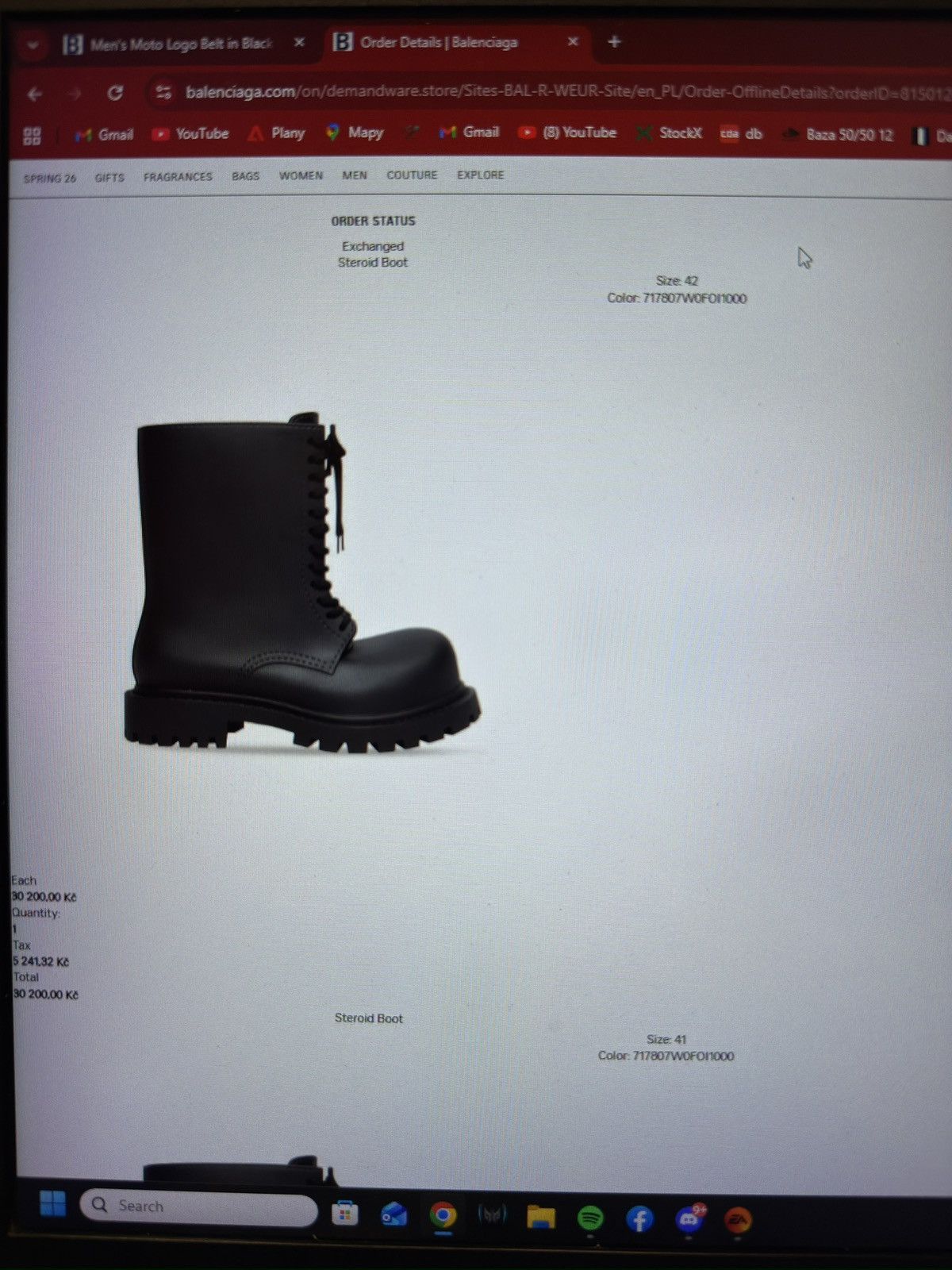 Balenciaga Balenciaga Steroid Boots Size US 9 / EU 42 - 12 Thumbnail