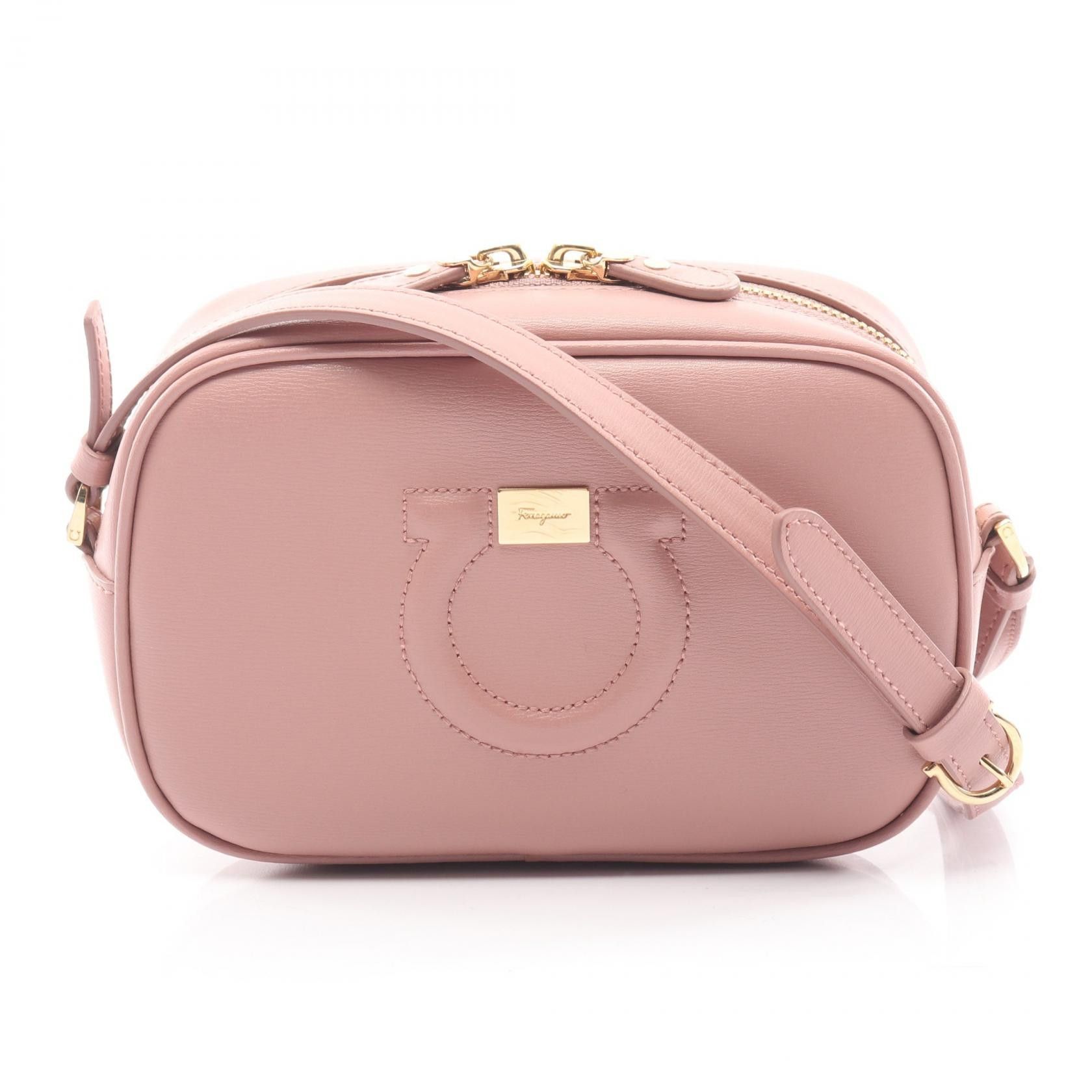 Salvatore Ferragamo Salvatore Ferragamo Salvatore Ferragamo GANCIO CITY leather shoulder bag Leather Shoulder Bag AU-21H006 DUTY FREE for USA Size ONE SIZE - 1 Thumbnail