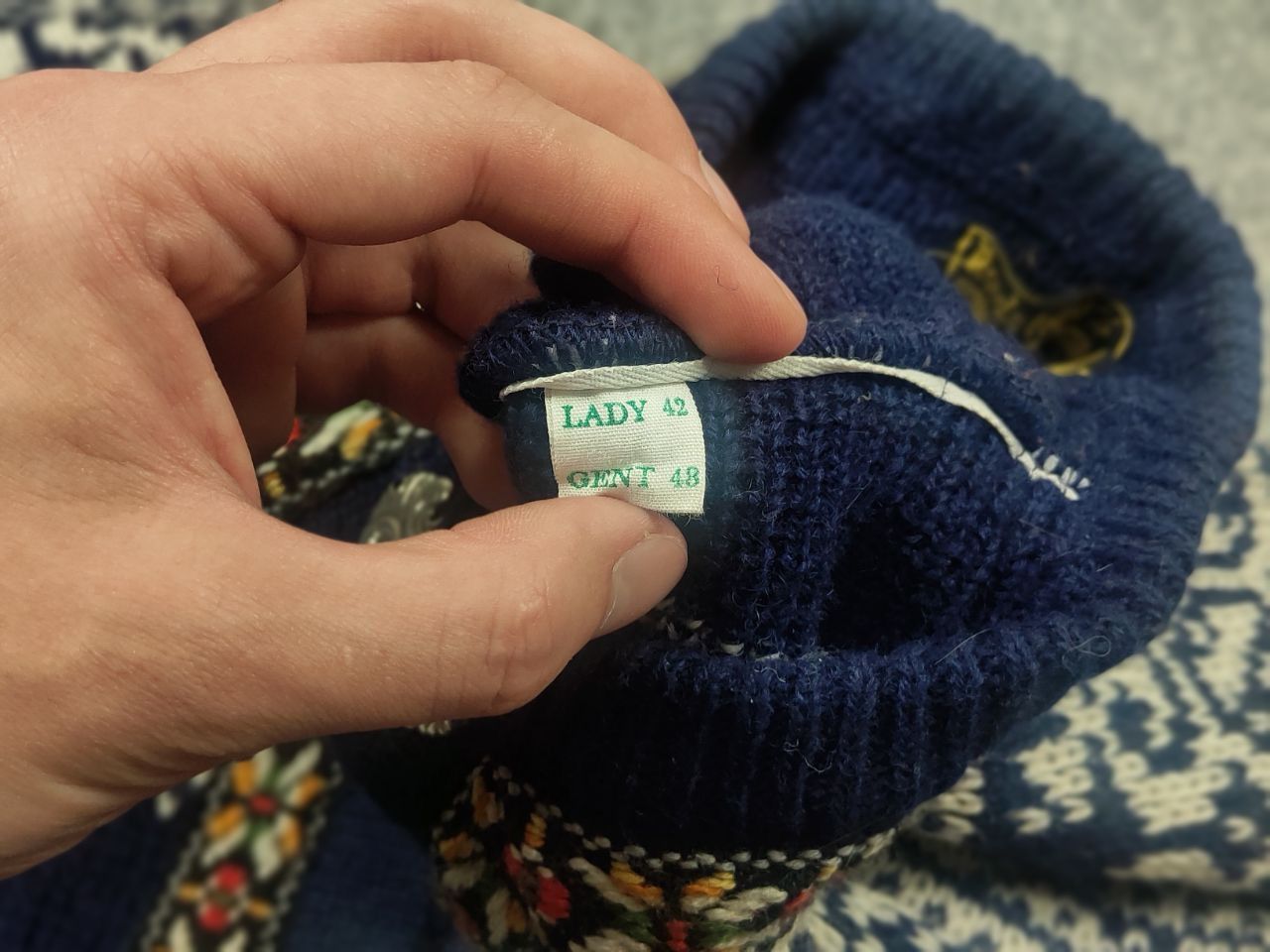 Dale Of Norway Vintage 90's Nordstrikk Wool Pattern Knit Cardigan sweater Size US M / EU 48-50 / 2 - 12 Thumbnail