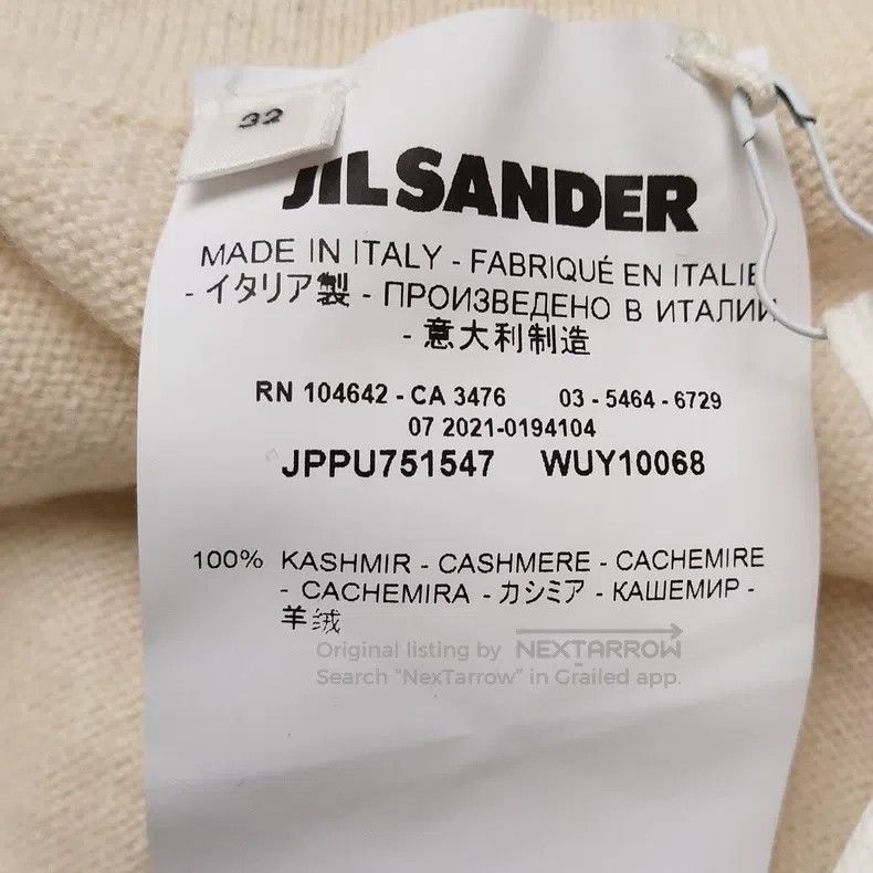 Jil Sander Jil Sander Cashmere Wide Leg Pants Size 31" - 6 Thumbnail