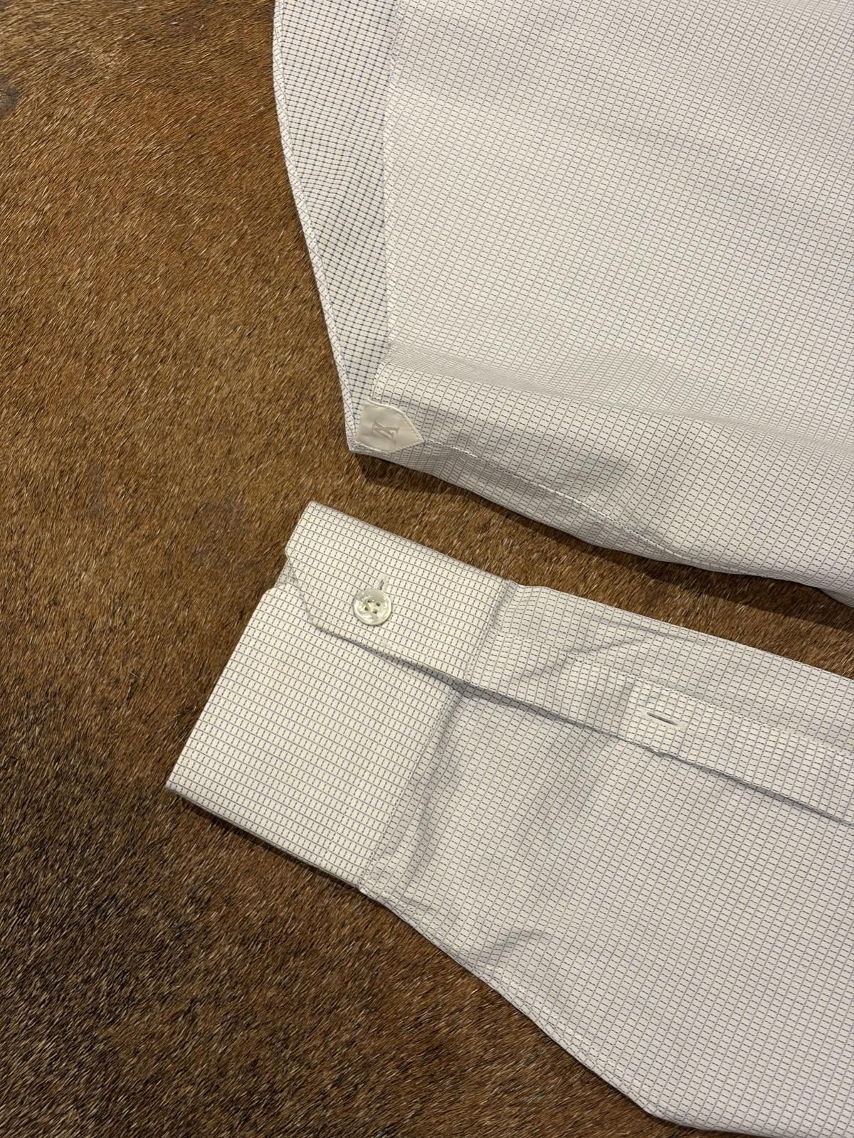 Louis Vuitton Louis Vuitton Micro-Check Dress Shirt Size US M / EU 48-50 / 2 - 6 Thumbnail