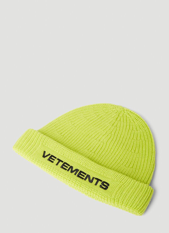 Vetements o1y0924 Size: M / Hat (Cap & Hat) in Acid Green Size ONE SIZE - 3 Thumbnail