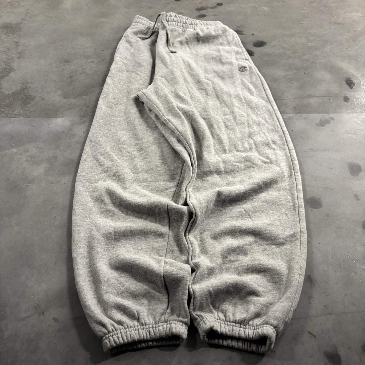 Vintage Crazy Vintage Y2K/2000s Baggy Light Grey Streetwear Essential Sweatpants! Size US 36 / EU 52 - 3 Thumbnail