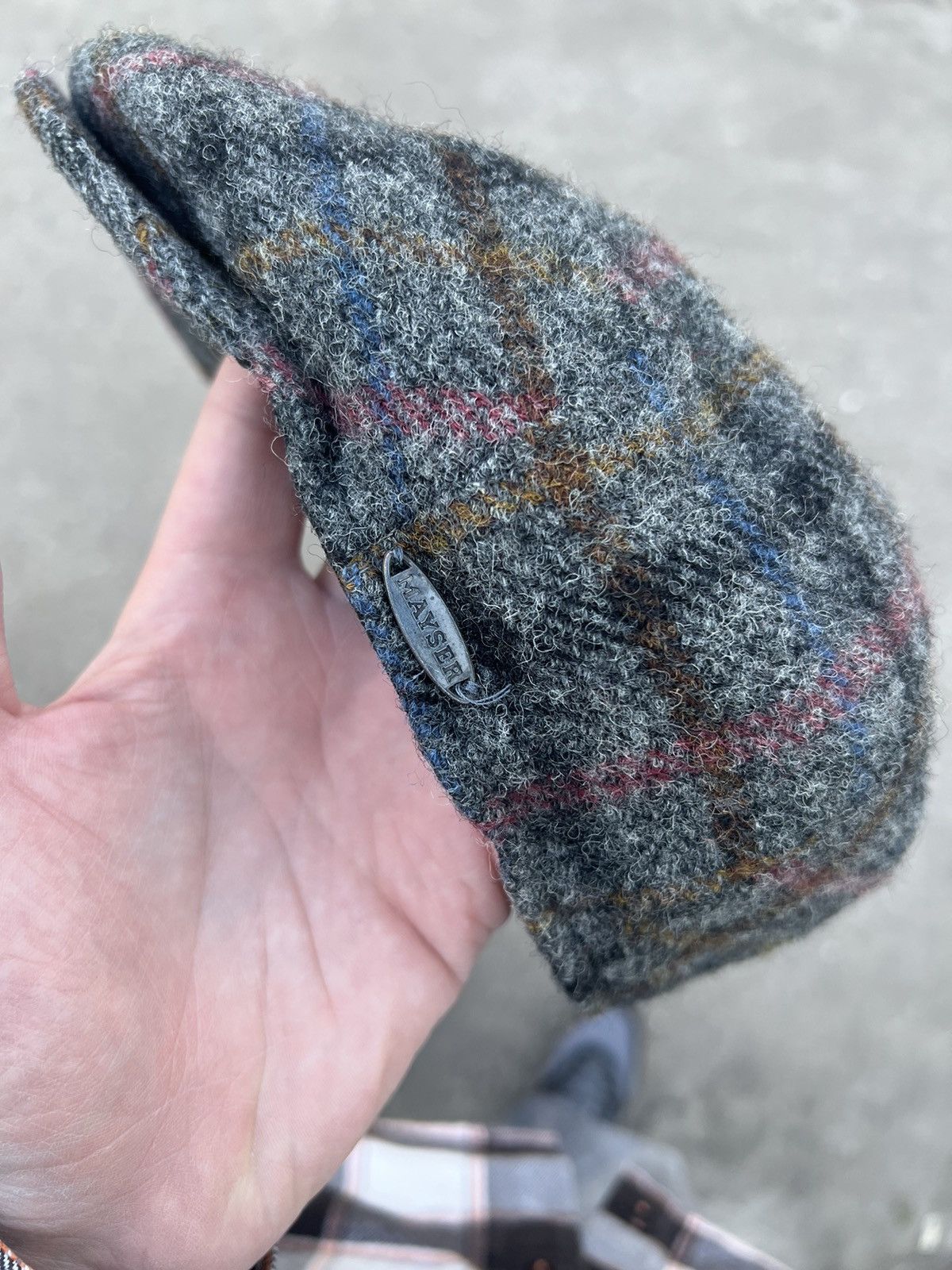 Harris Tweed × Vintage VERY RARE HARRIS TWEED DESIGNER CAP ENGLAND STYLE HATS 90s Size ONE SIZE - 6 Thumbnail