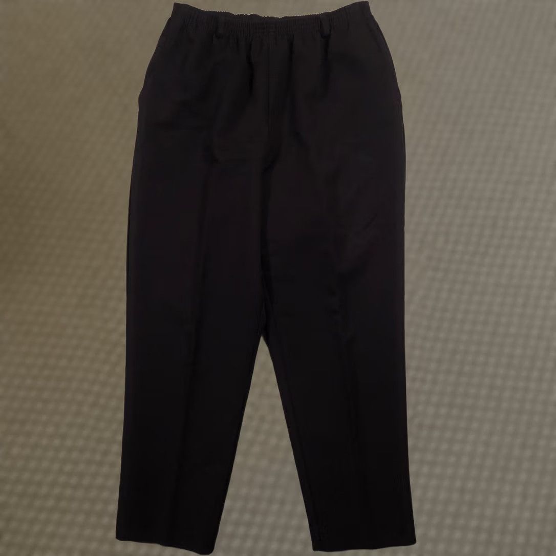 Vintage VINTAGE Alfred Dunner Pants Womens 12 Black Crepe Pull On Tapered Dress USA 90s Size 34" / US 12 / IT 48 - 1 Thumbnail