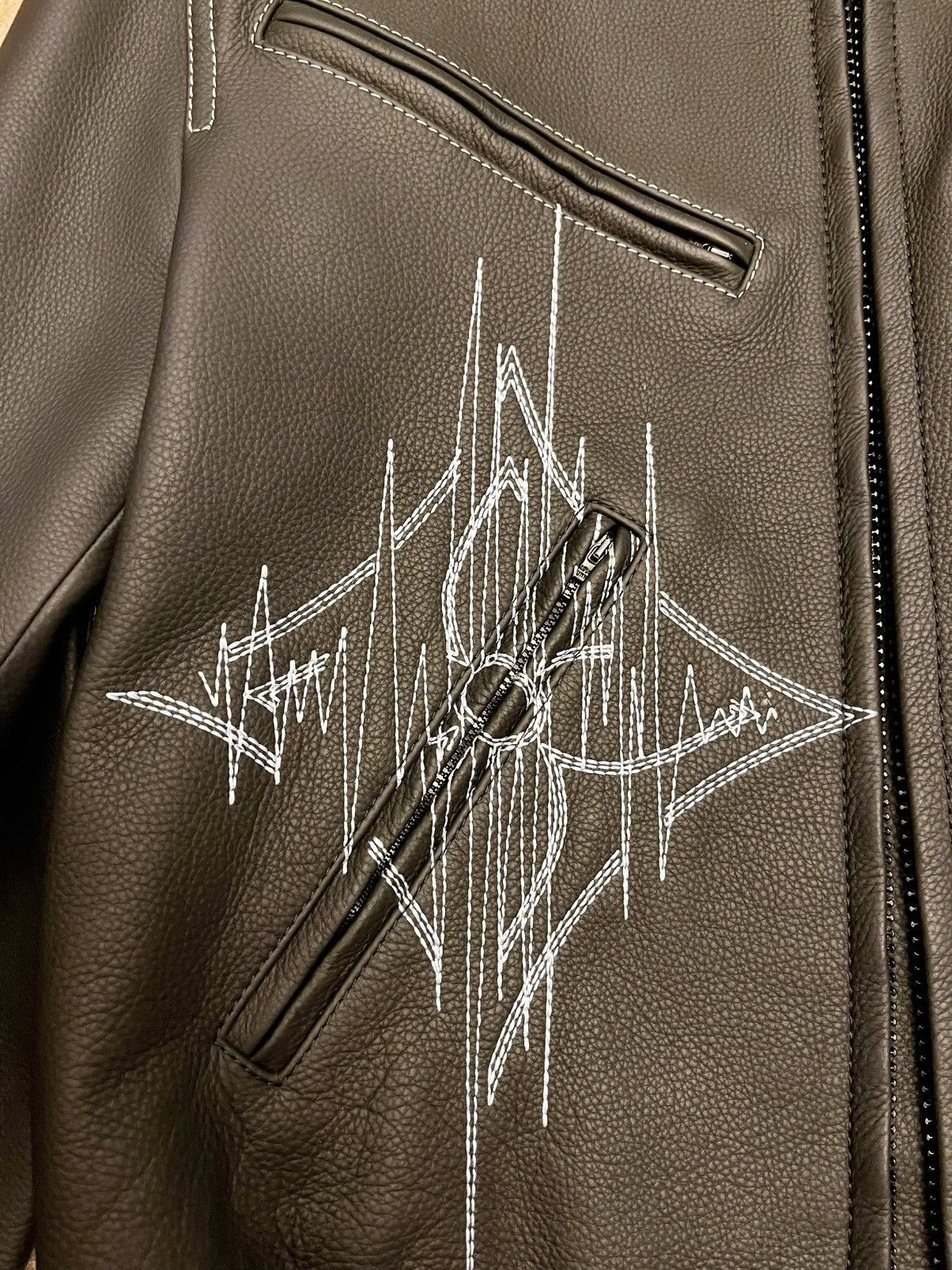 Louis Vuitton Louis Vuitton Luxury Leather Jacket Size US L / EU 52-54 / 3 - 2 Thumbnail