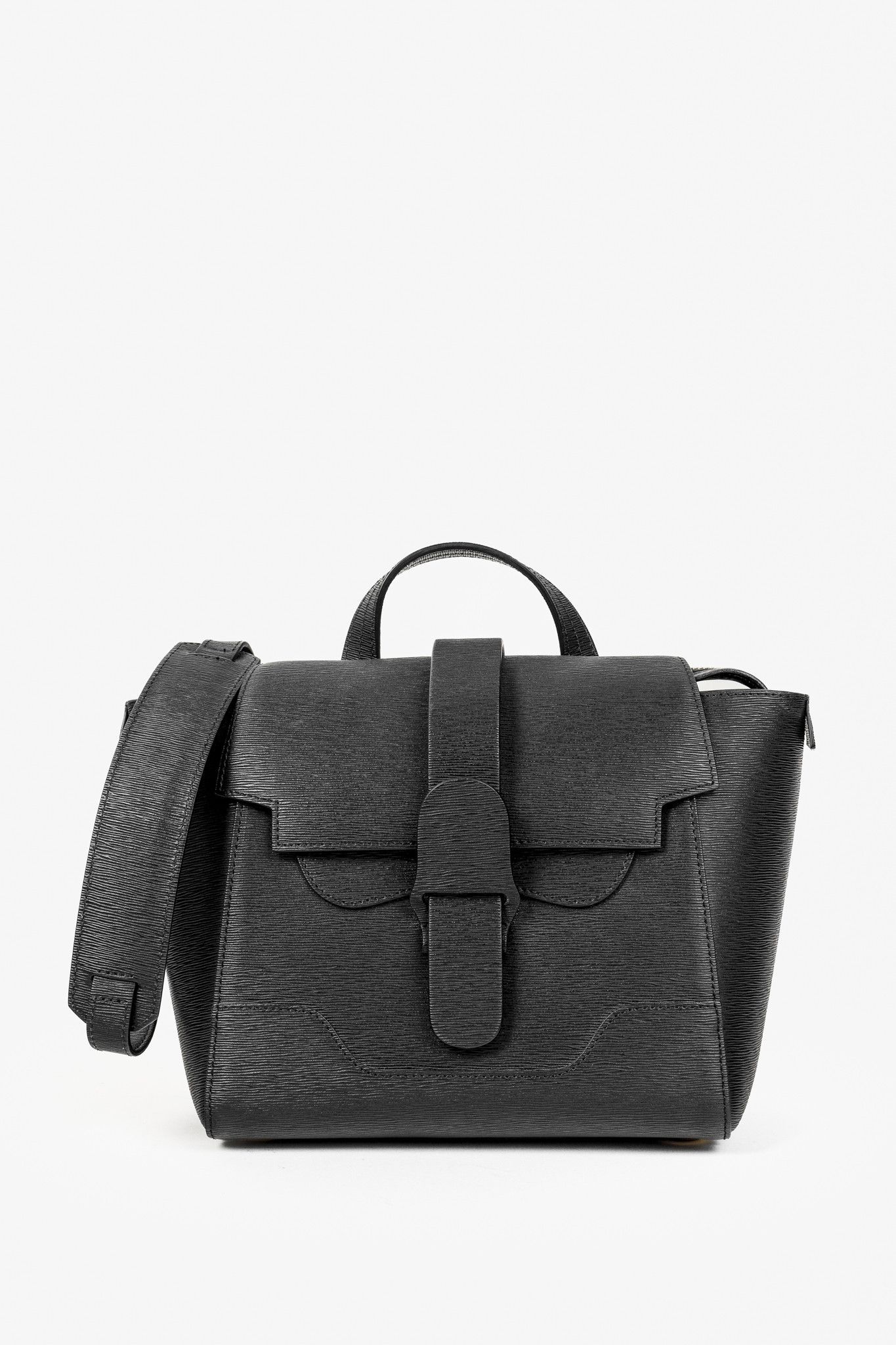 Other Senreve Mini Maestra Mimosa Black Leather Bag Size ONE SIZE - 1 Thumbnail