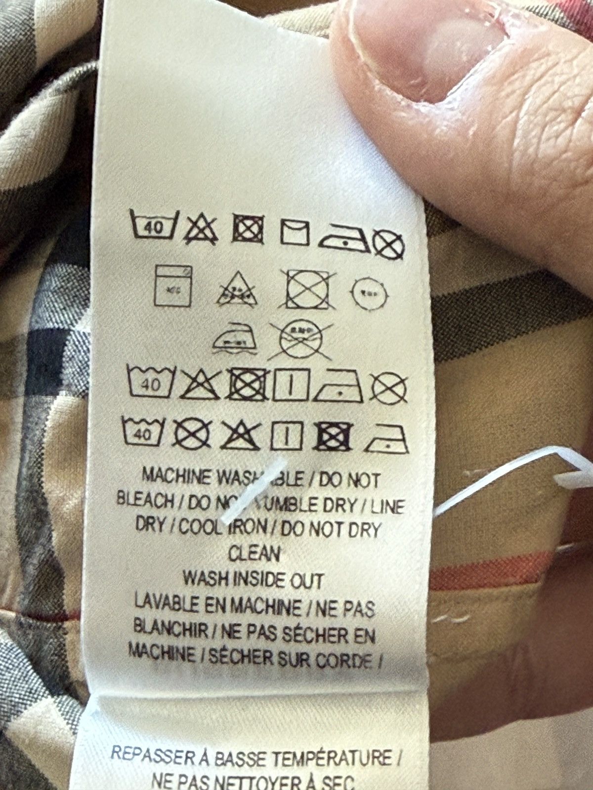 Burberry Burberry Vintage Check Shirt Nova Check Logo Print Size US L / EU 52-54 / 3 - 6 Thumbnail