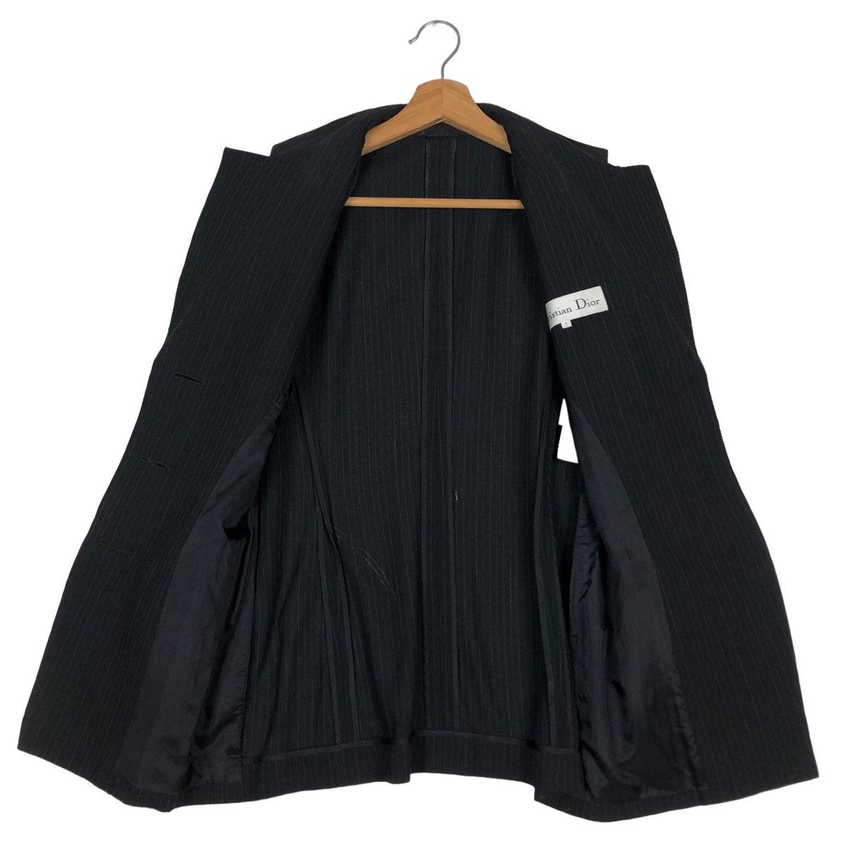 Christian Dior Monsieur 🔥Vintage Christian Dior Striped Coats Jacket Double Breast Size US M / EU 48-50 / 2 - 13 Thumbnail
