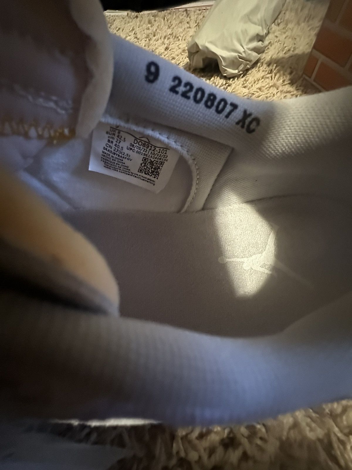 Jordan Brand Nike Union x Jordan 1 AJKO Low “White canvas” Size US 9 / EU 42 - 7 Thumbnail