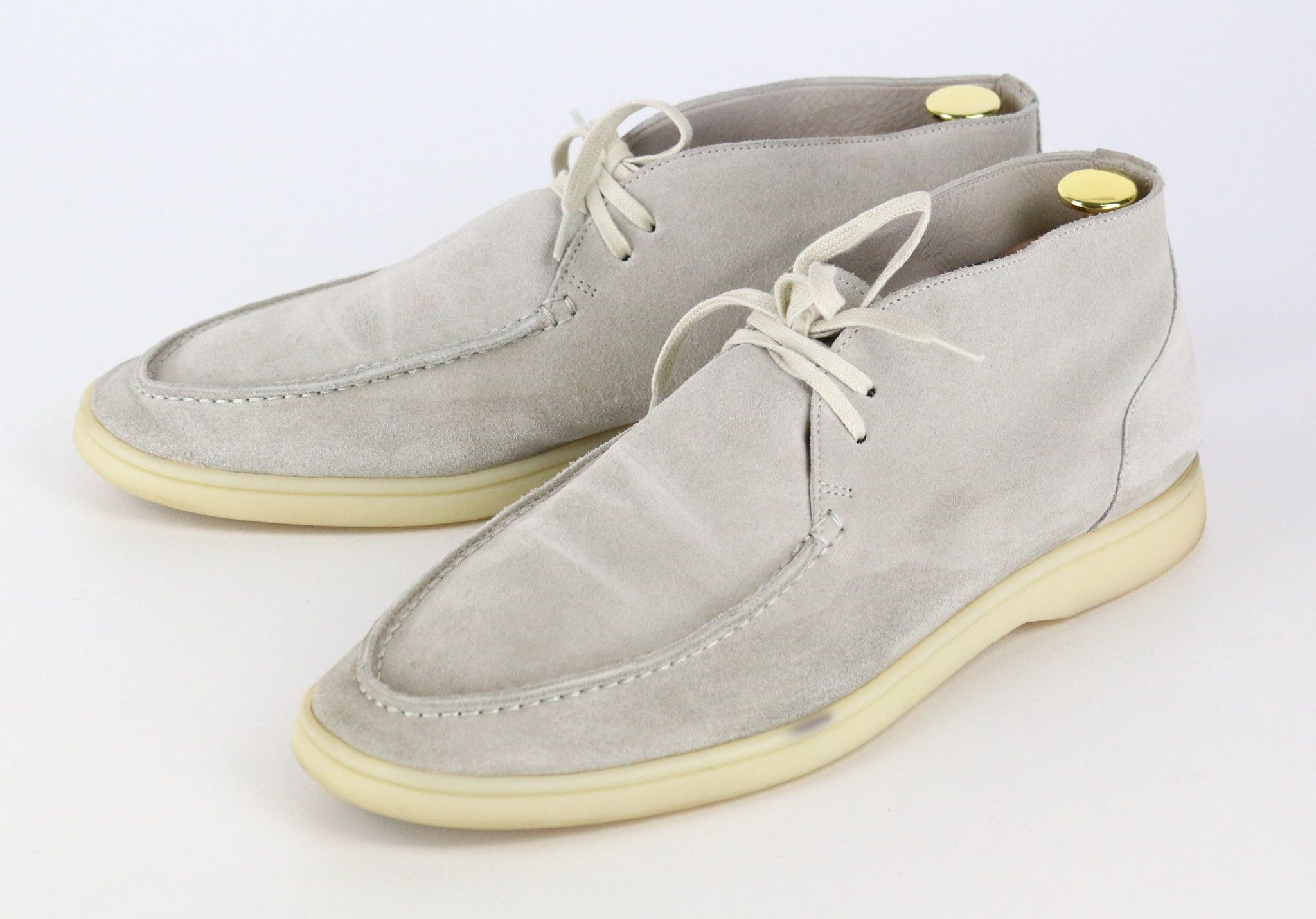 Suitsupply EU42 Light Grey Suede High-Top Formal 72747 Size US 9 / EU 42 - 5 Thumbnail