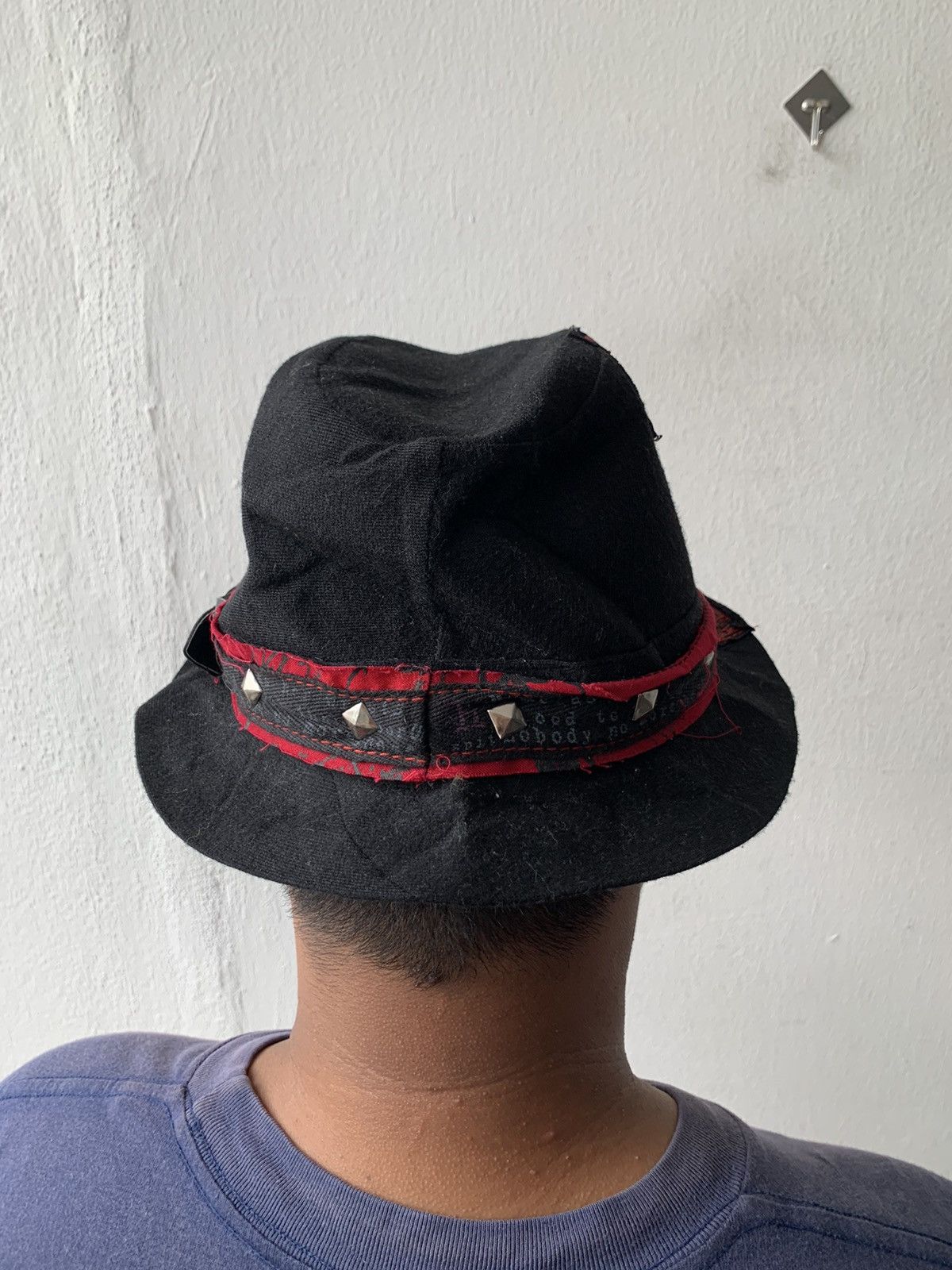 If Six Was Nine × Seditionaries Spit Anarchy Patch Studded Punk Hat Size ONE SIZE - 10 Thumbnail