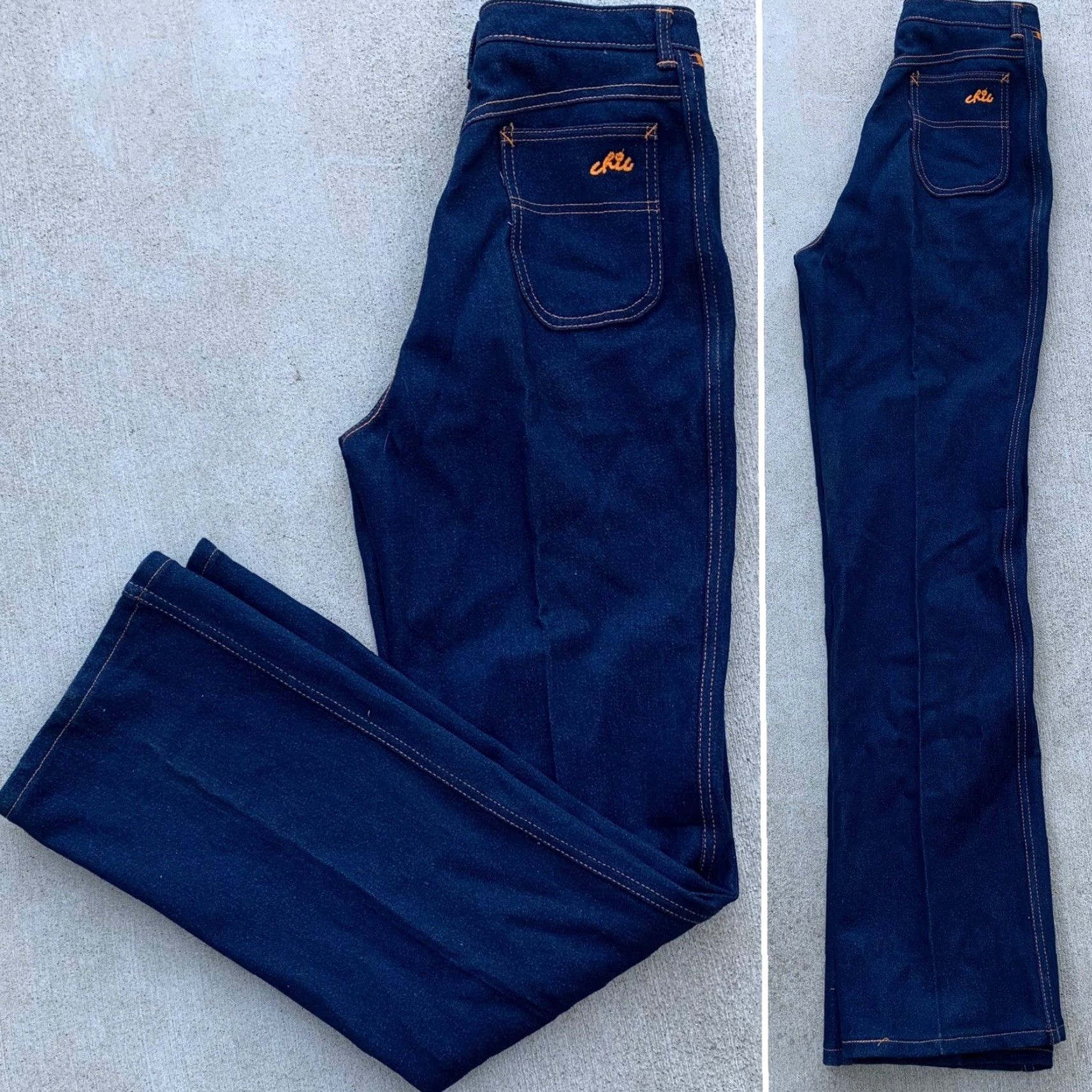 Vintage VINTAGE CHIC Jeans Shirt? (Oops) Size 40" / US 18 - 3 Thumbnail