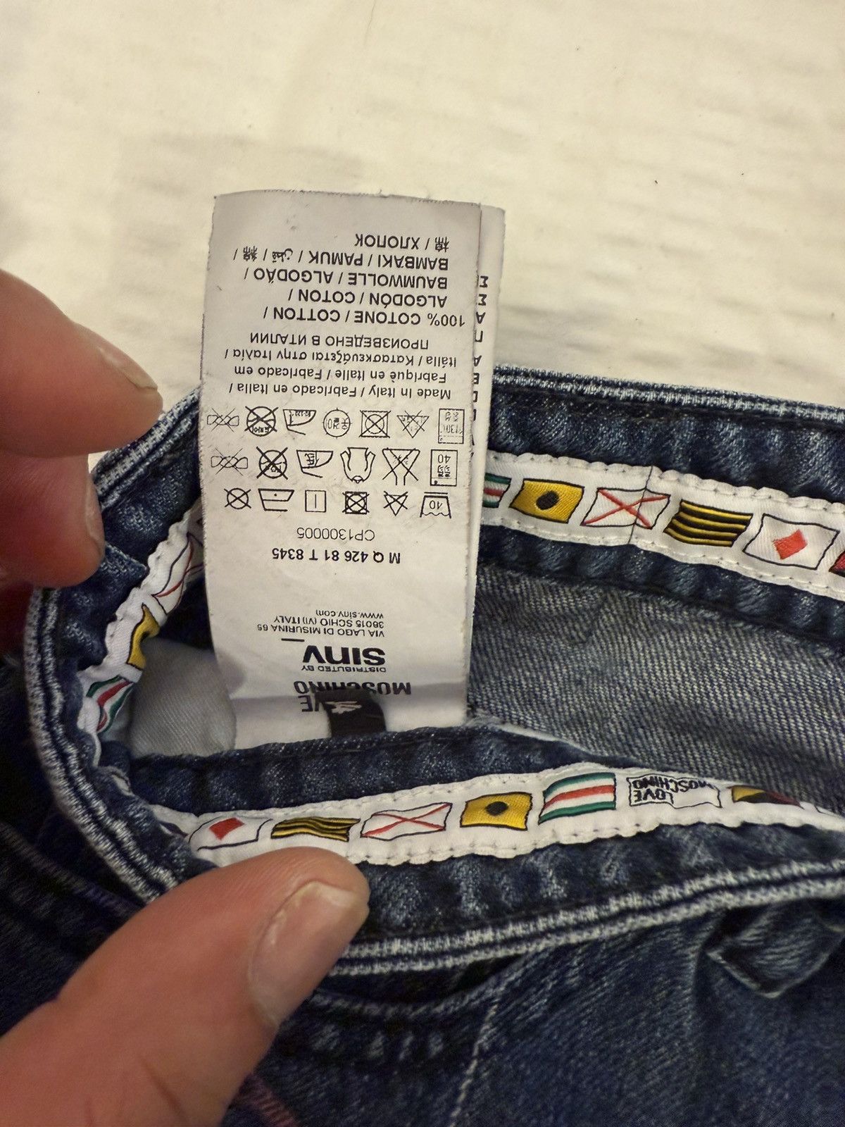 Moschino Love Moschino World Map Denim Size US 34 / EU 50 - 3 Thumbnail